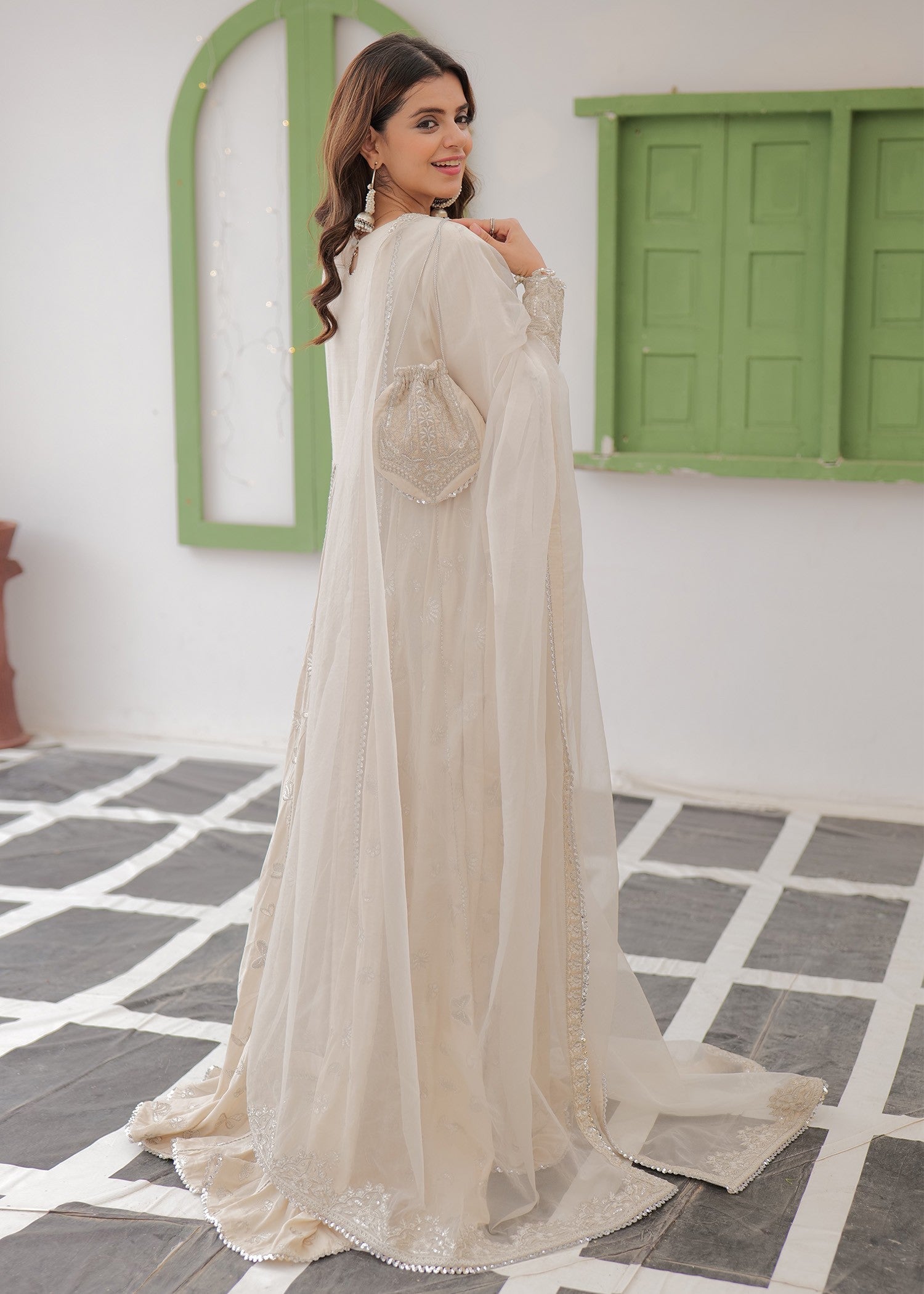 Rang-e-Haya Chand (Ivory) Women 3pcs