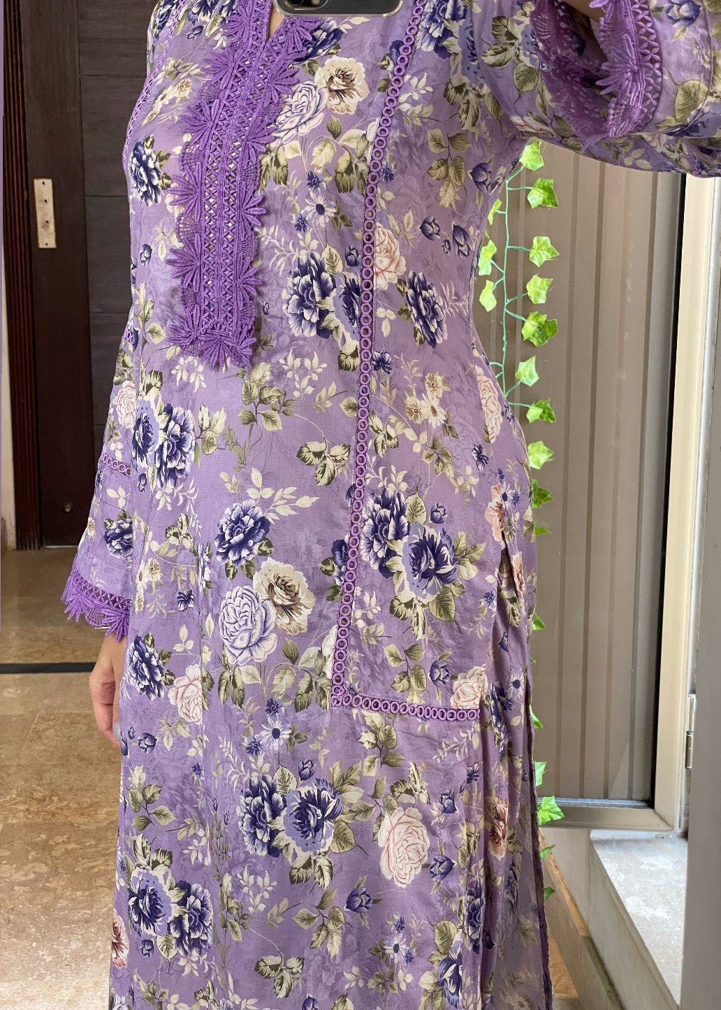 Ayesha B lilac lawn suit Women 3pcs