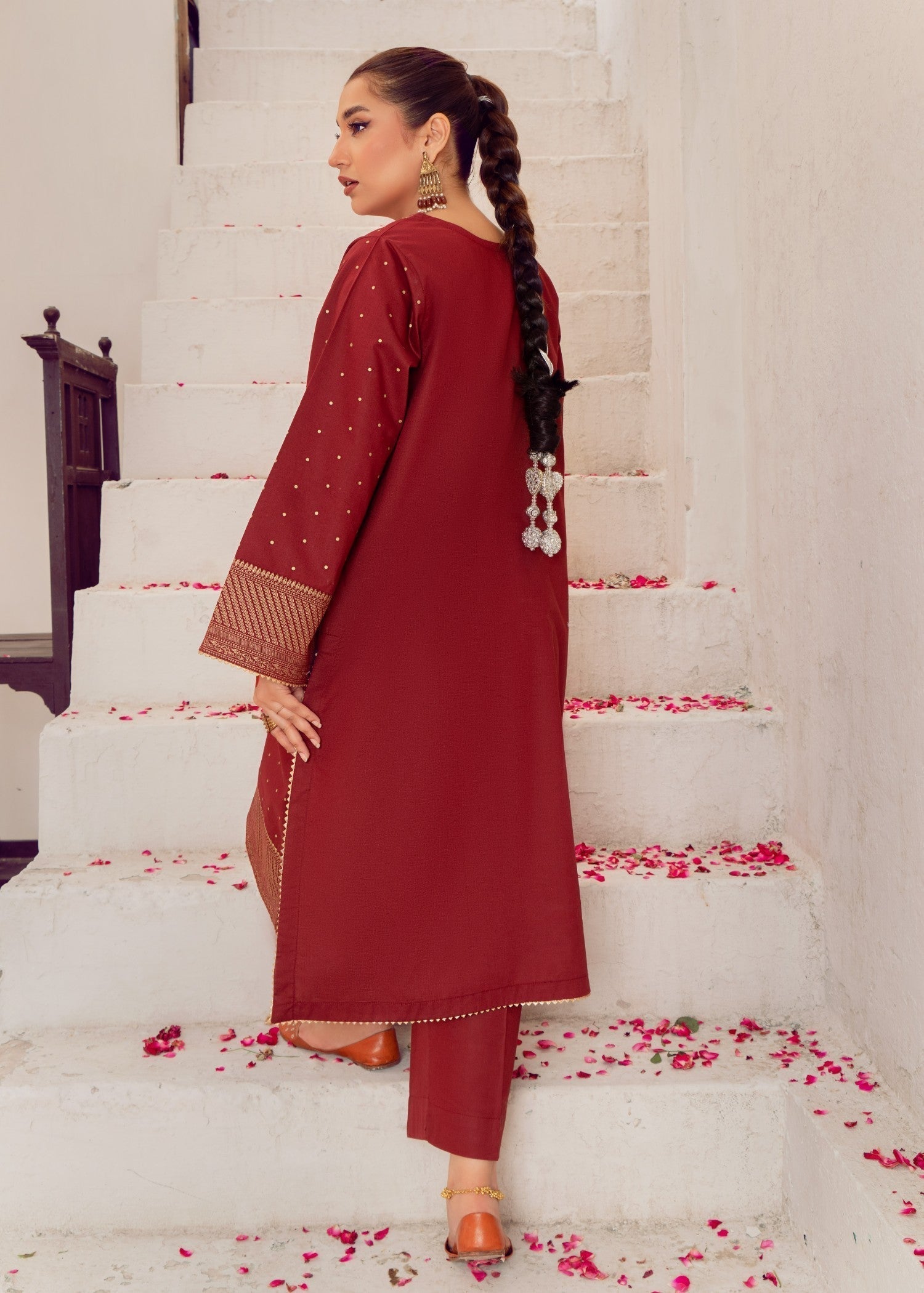 Chandan Nagri MAROON Women 2pcs