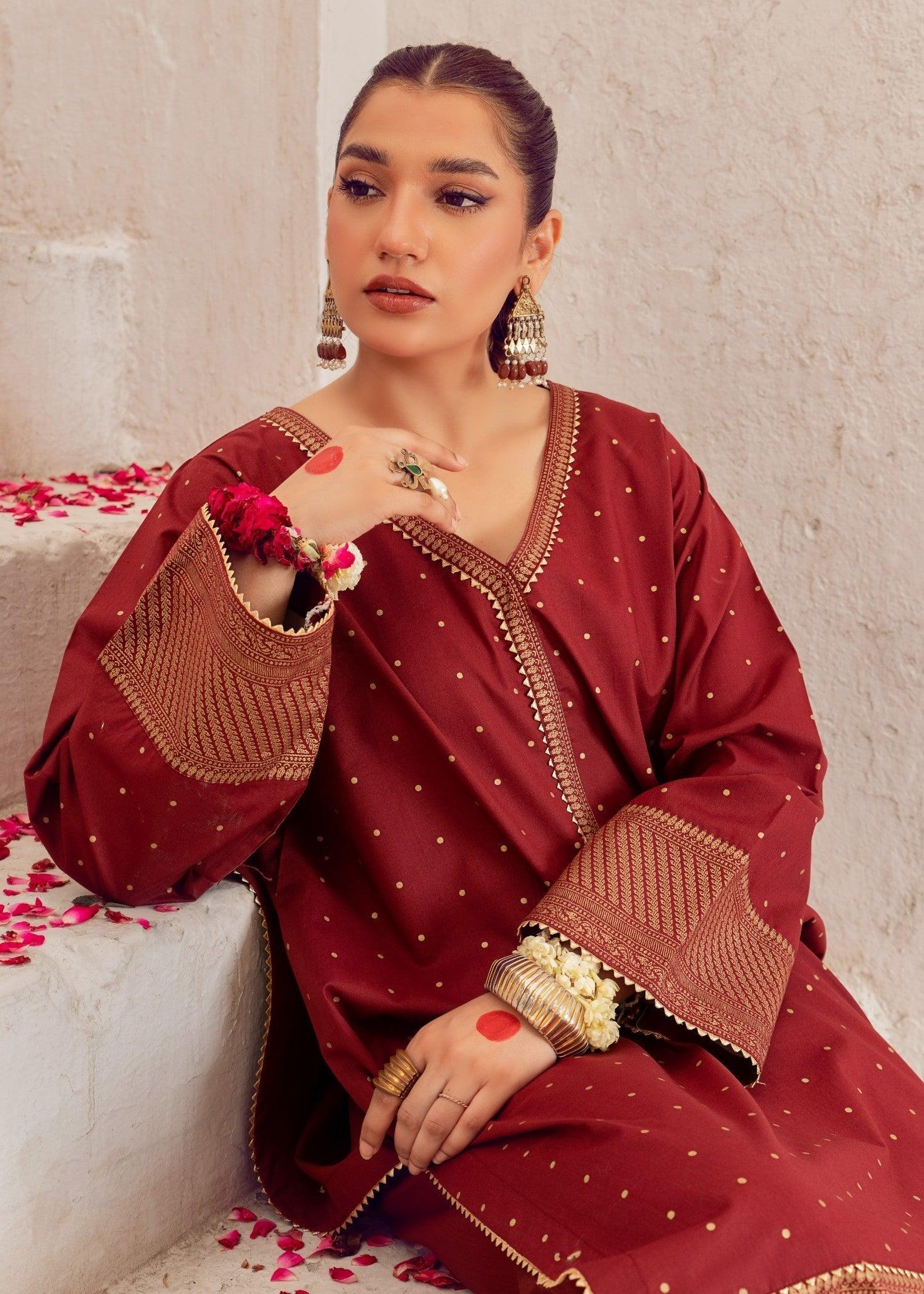 Chandan Nagri MAROON Women 2pcs