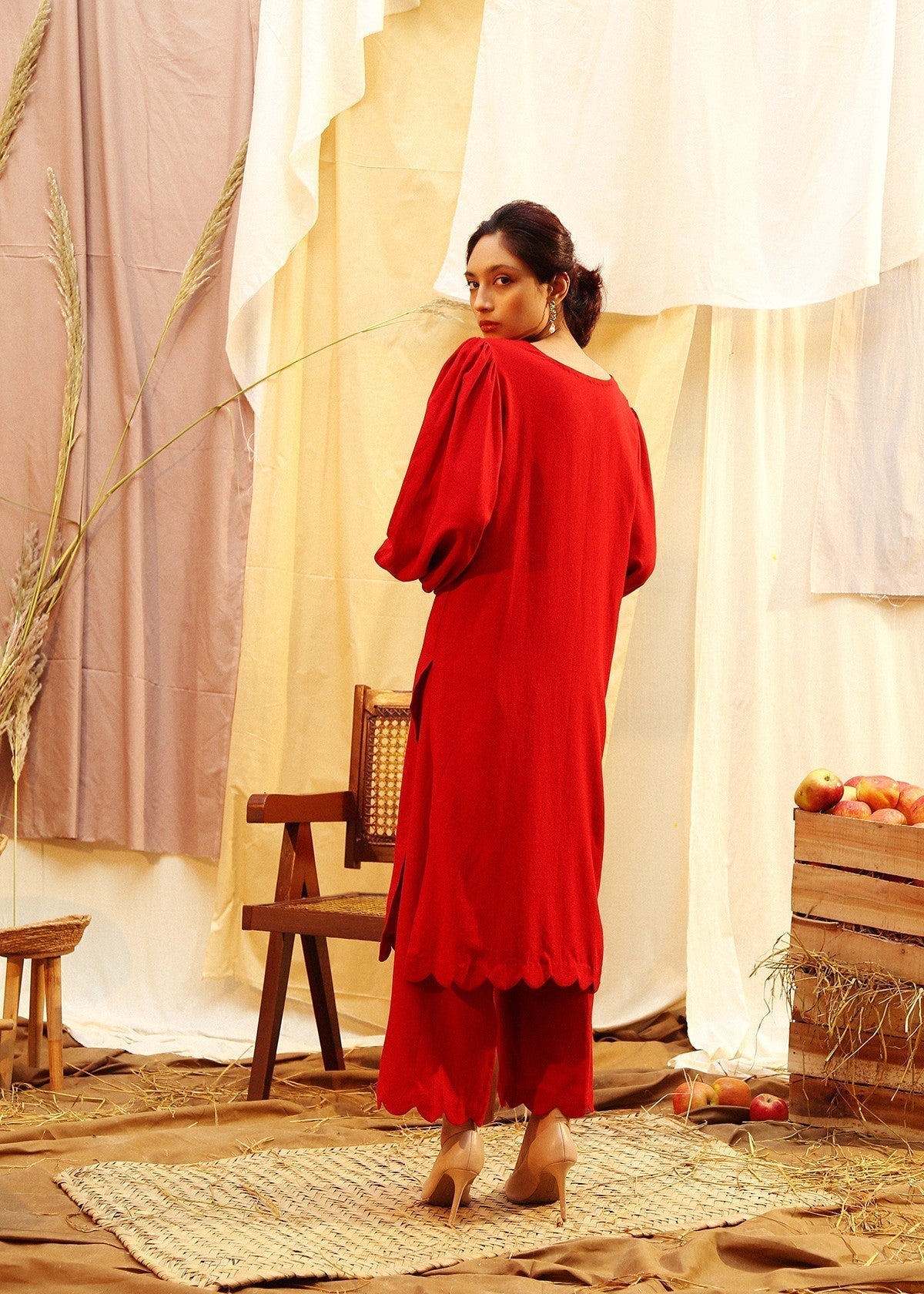 Aster scalloped Women 2pcs