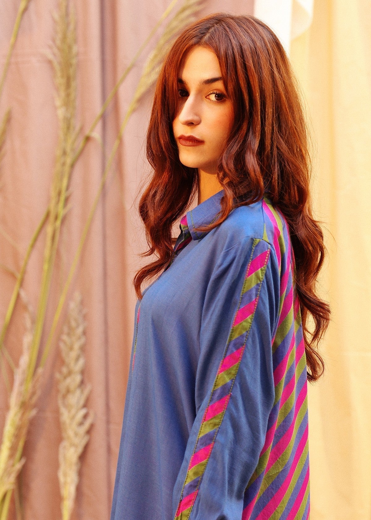 Aster Long Button Women 2pcs