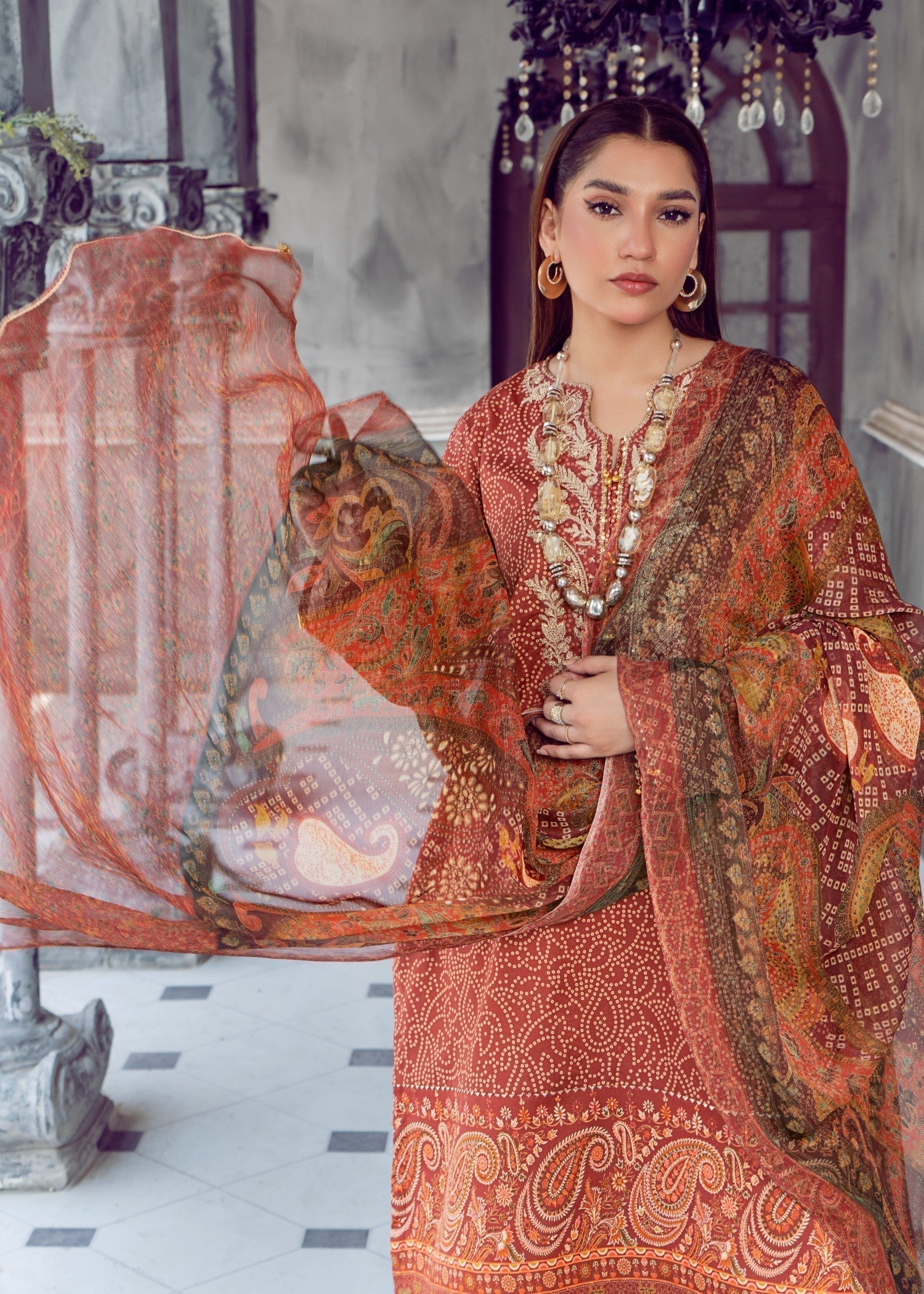 Chandan Nagri rose Women 3pcs