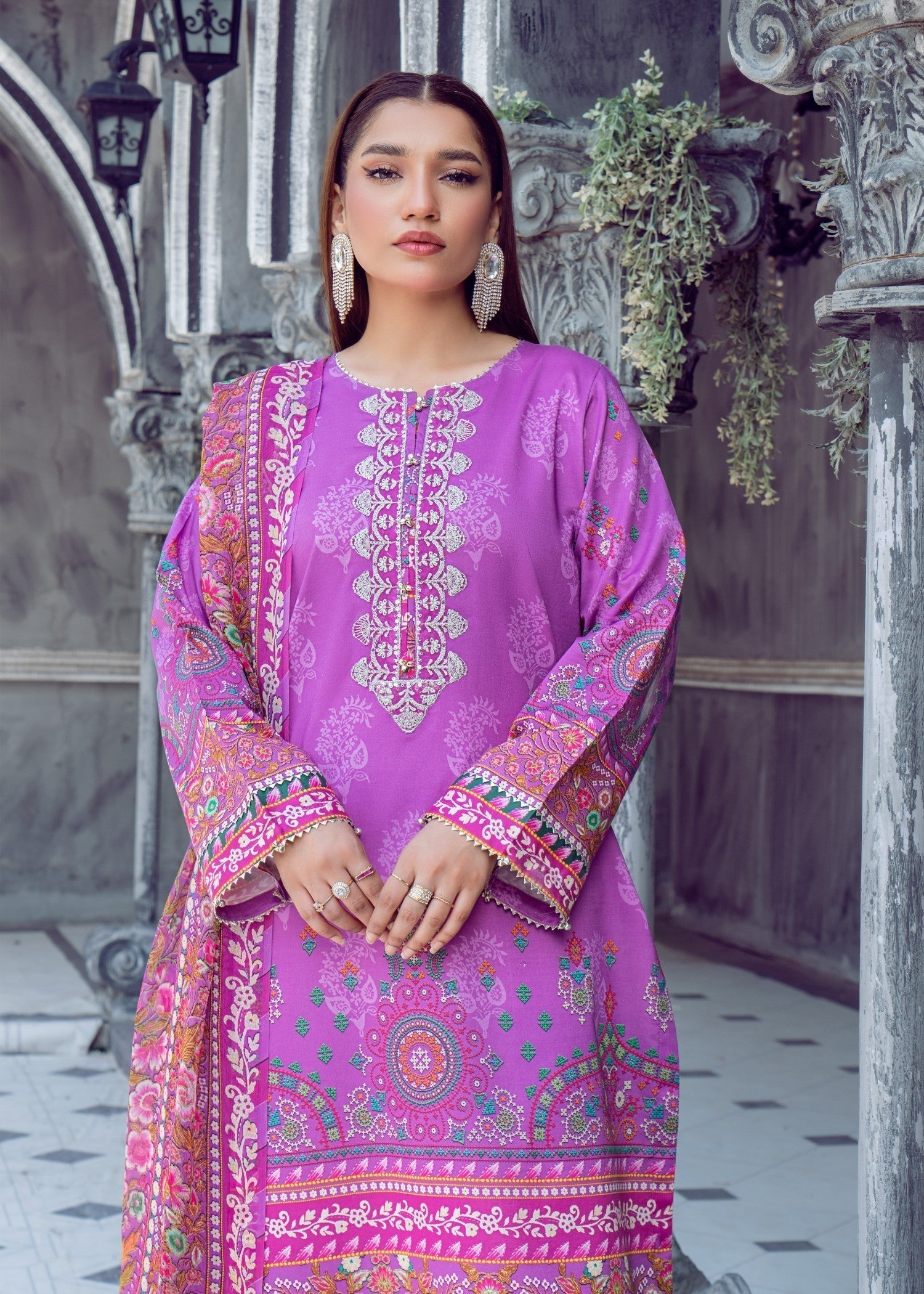 Chandan Nagri aster Women 3pcs