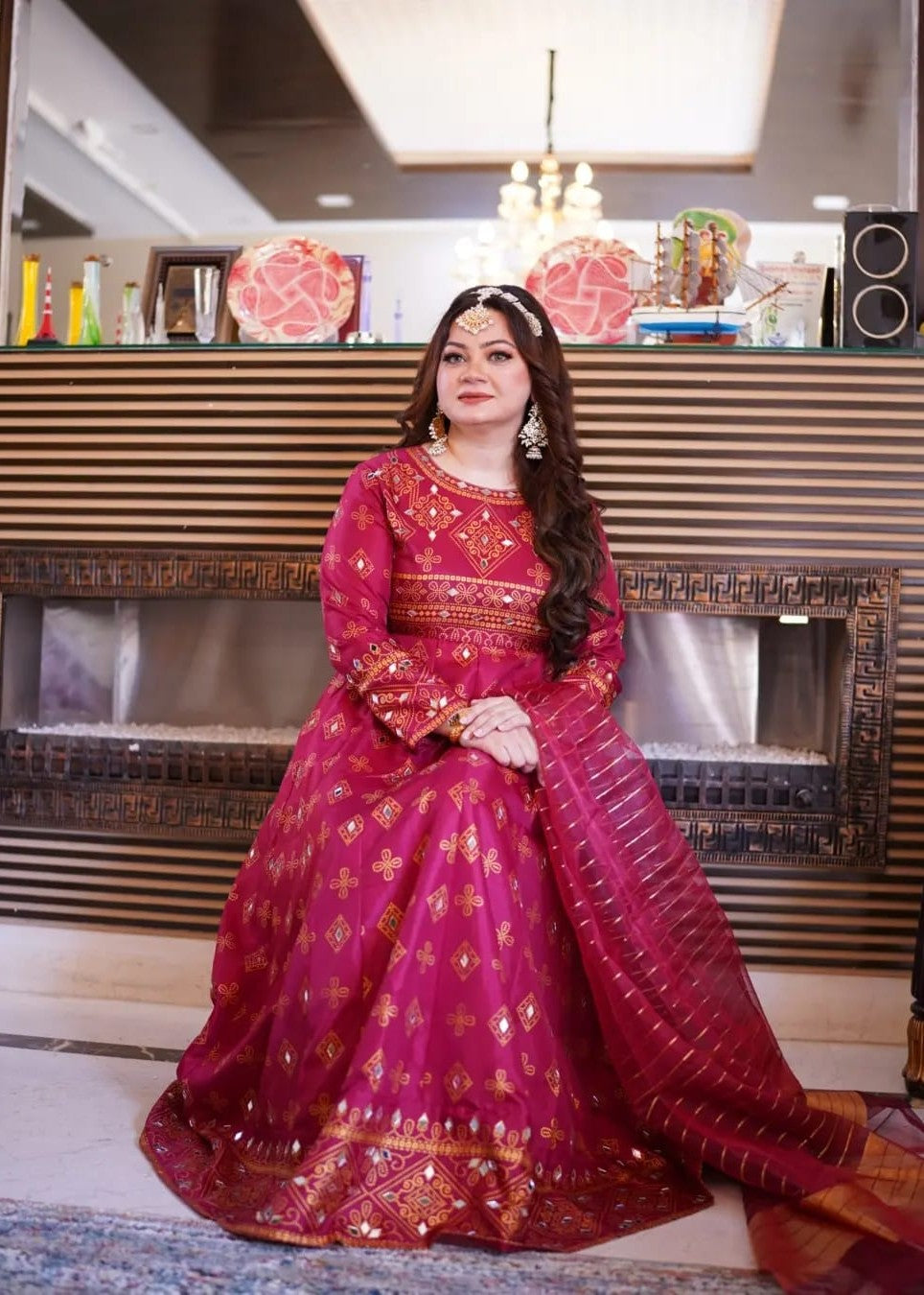 1 Virsapret R2 maroon Women 3pcs