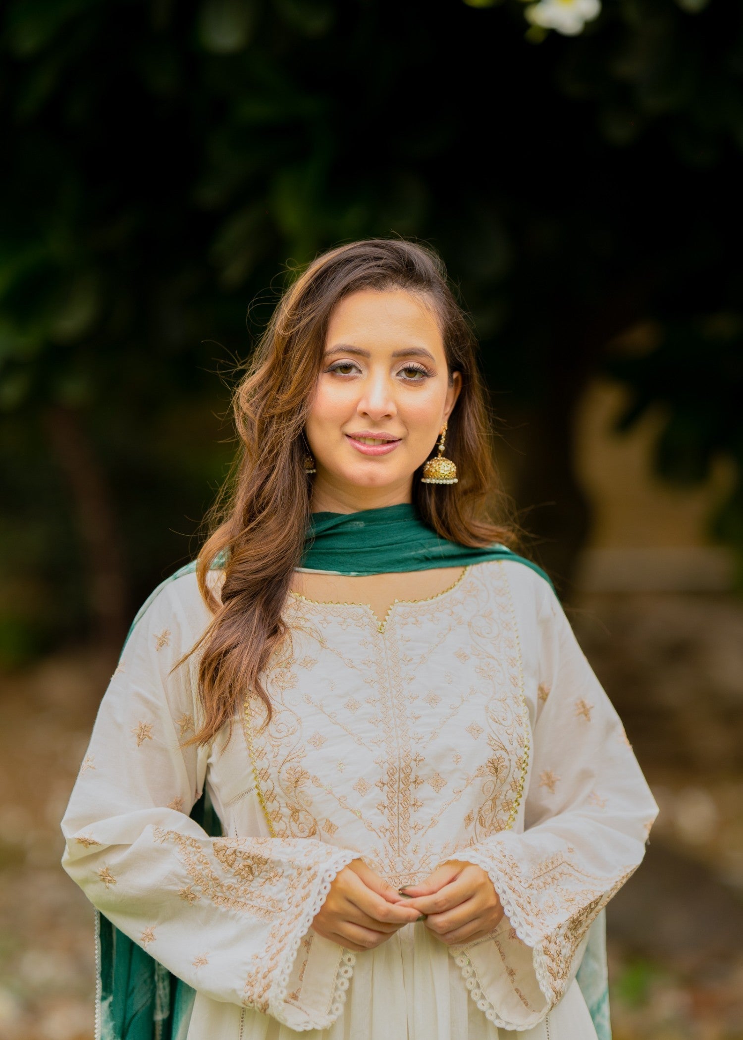 Omal By Komal Naghma ( Frock & Dupatta ) Women 2pcs