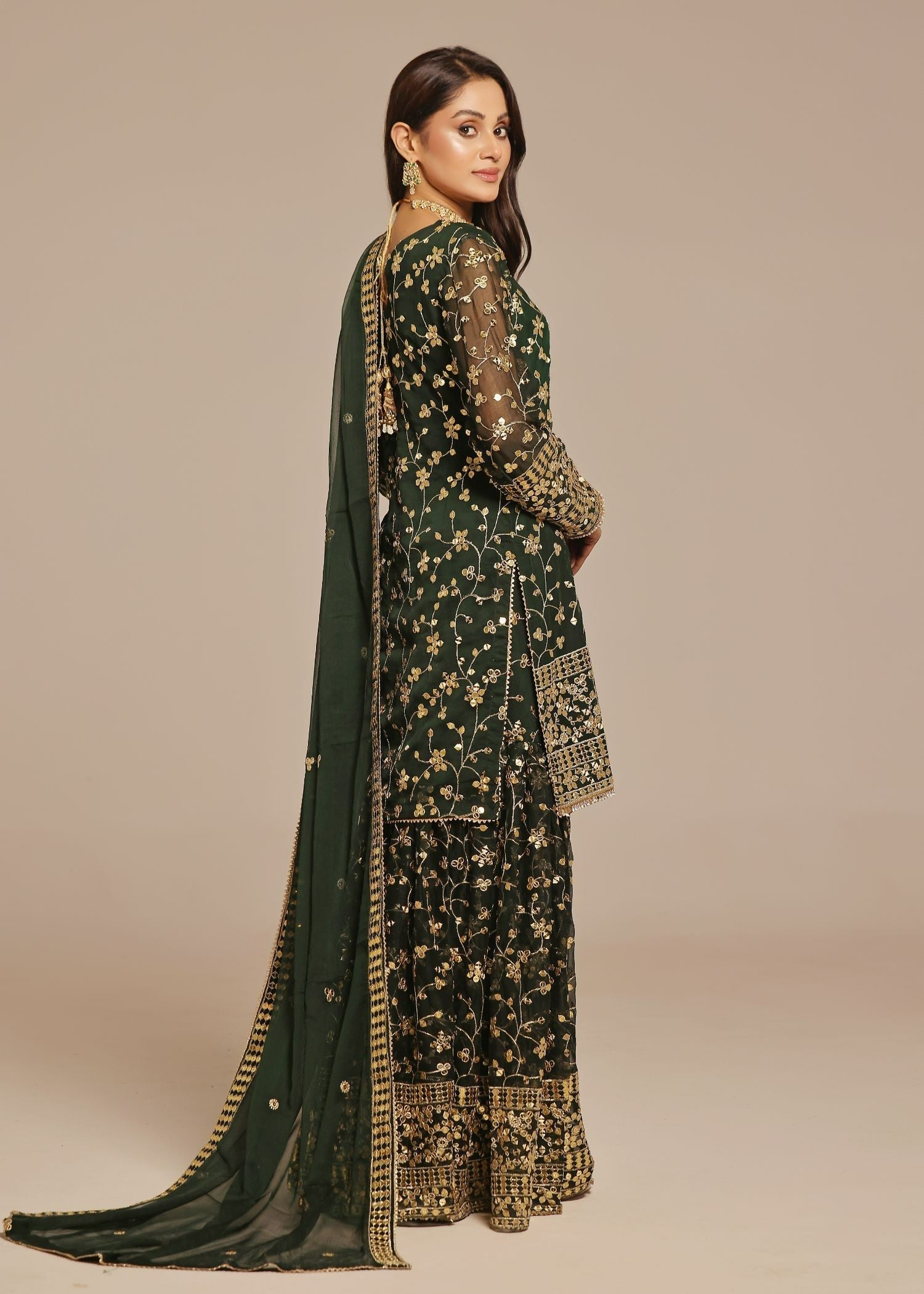 Ayesha Closet Mehndi Dreamy Green Women 3pcs