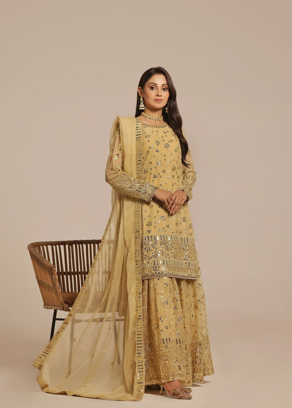 Ayesha Closet Mehndi Gold Touch Women 3pcs