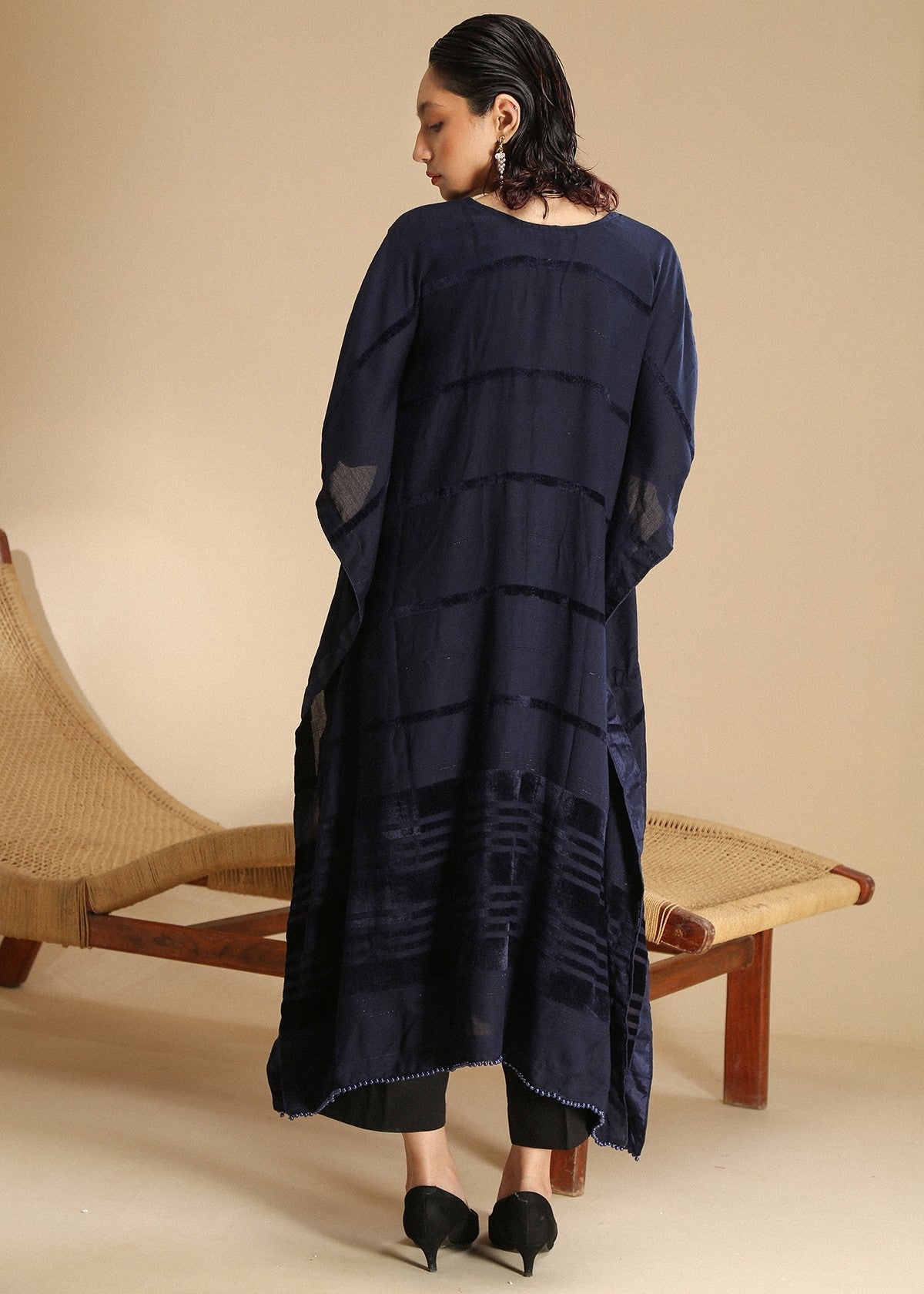 Aster Blue Kaftan Women 1pcs