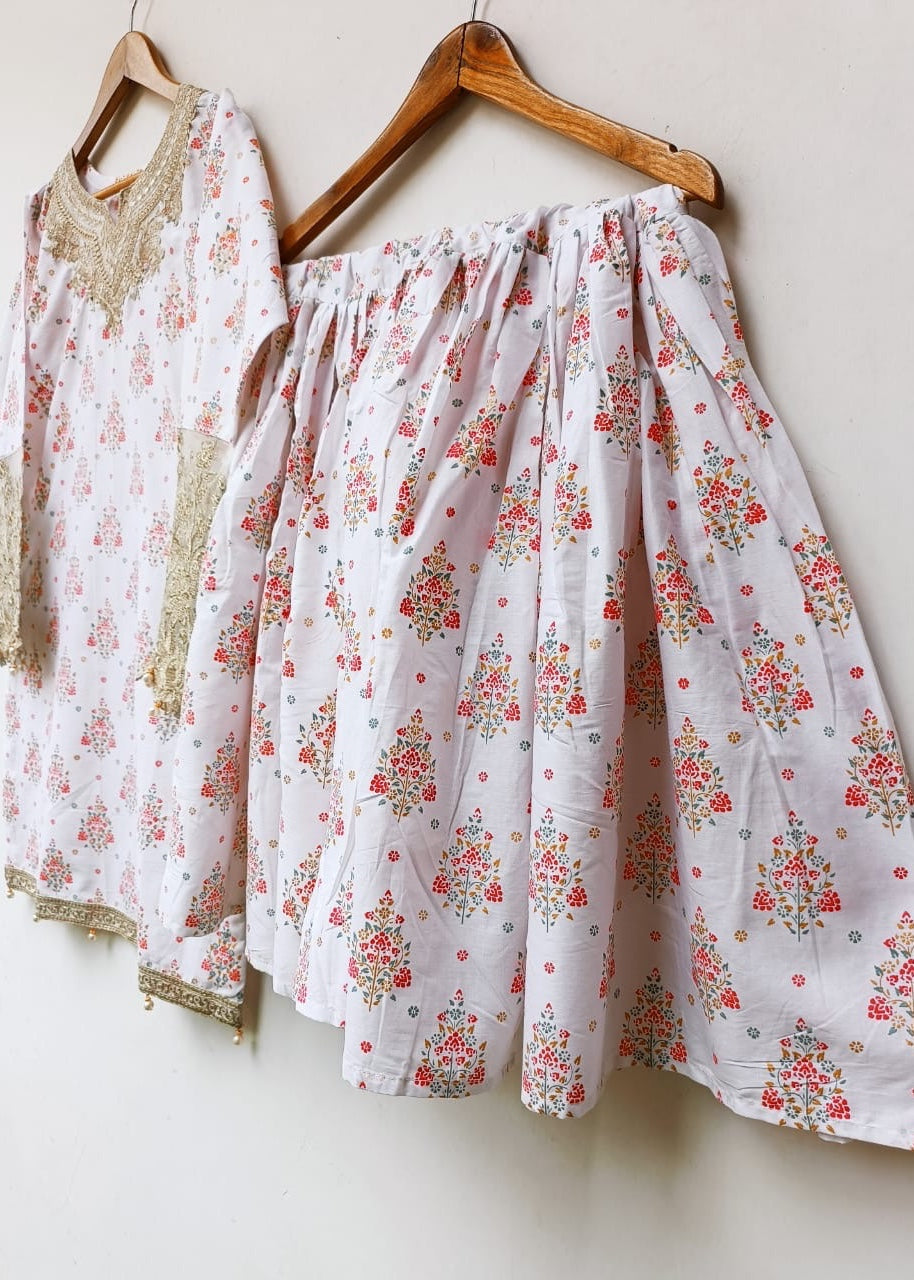 Lubana Store Dholak White Women 2pcs