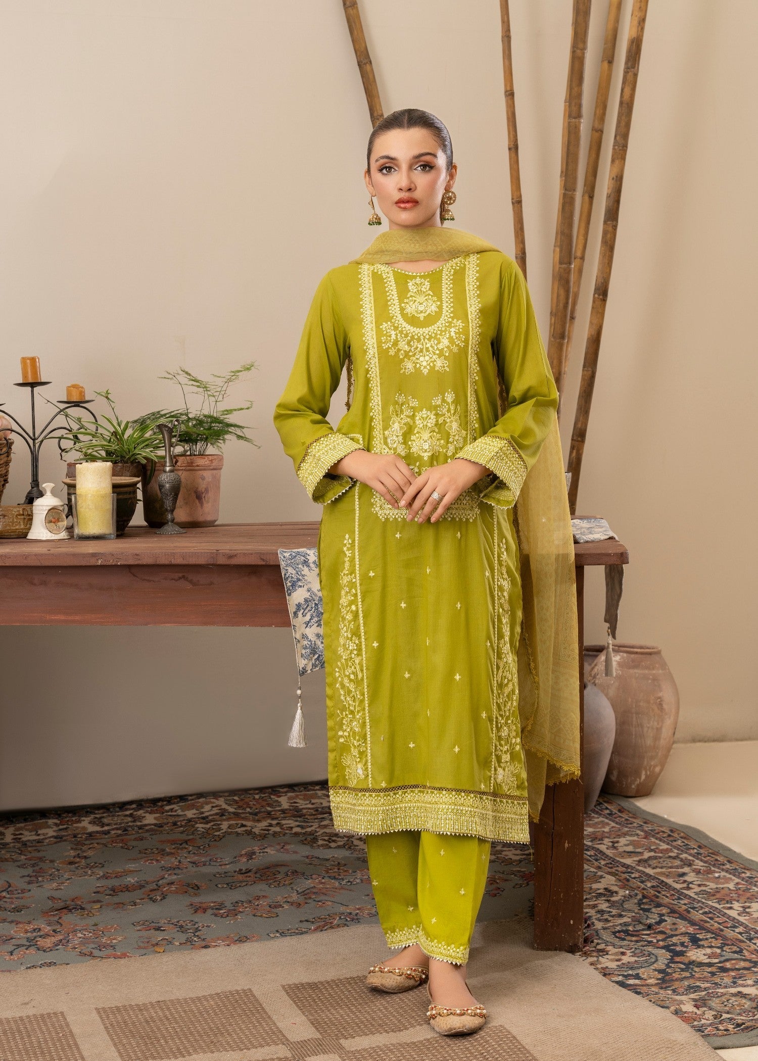 Decor Fashion PM 1422 (Neon Green) Women 3pcs