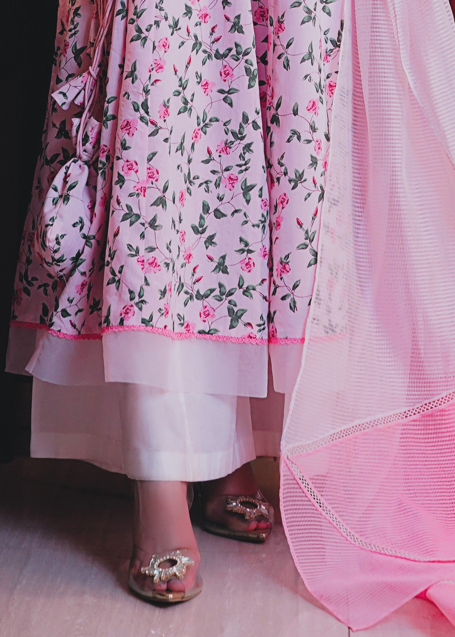 Shades By Abeeha Usman OFF WHITE SHARARA Women 1pcs