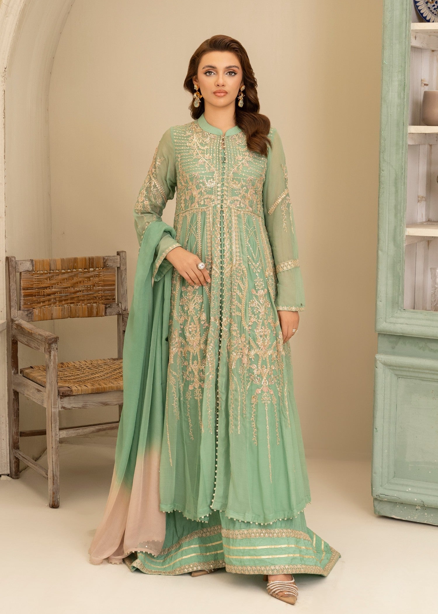 Decor Fashion PM 1392 Sea green Women 3pcs