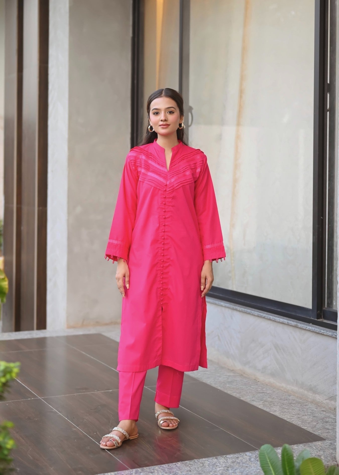 MF Designs Fuchsia Women 2pcs