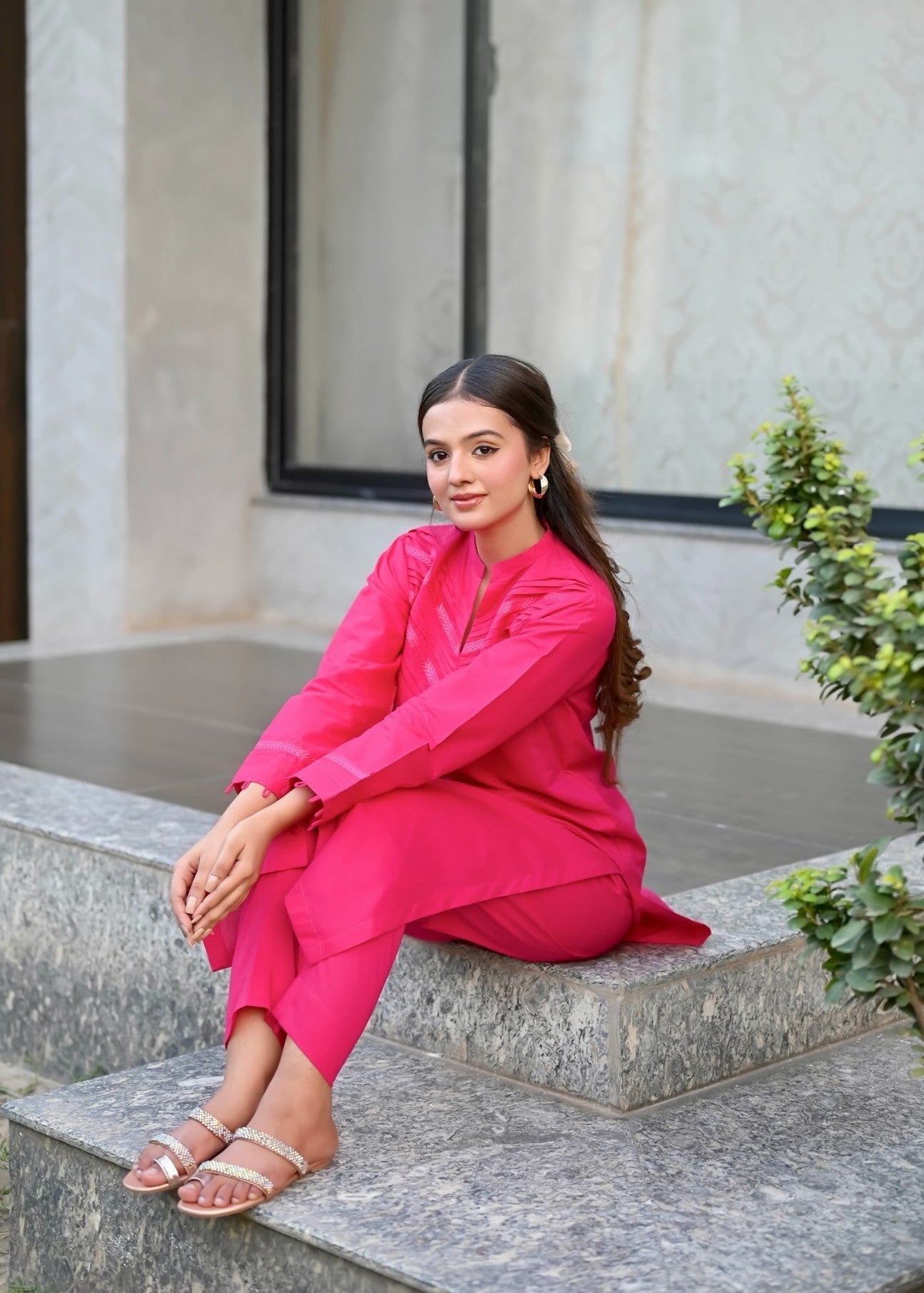 MF Designs Fuchsia Women 2pcs