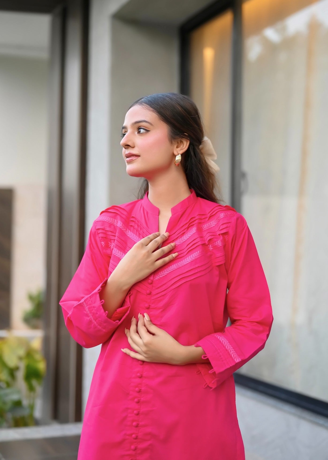 MF Designs Fuchsia Women 2pcs