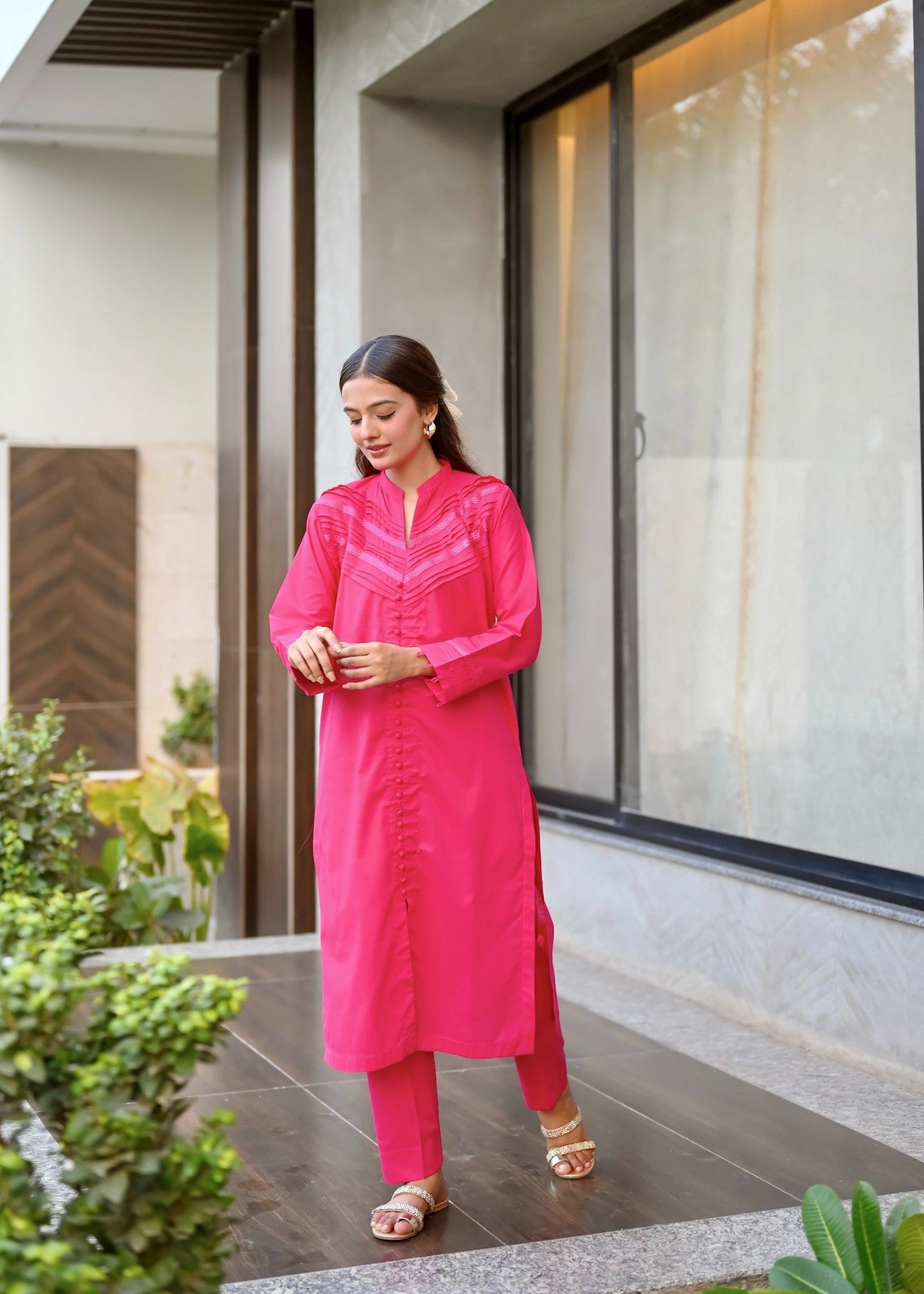 MF Designs Fuchsia Women 2pcs