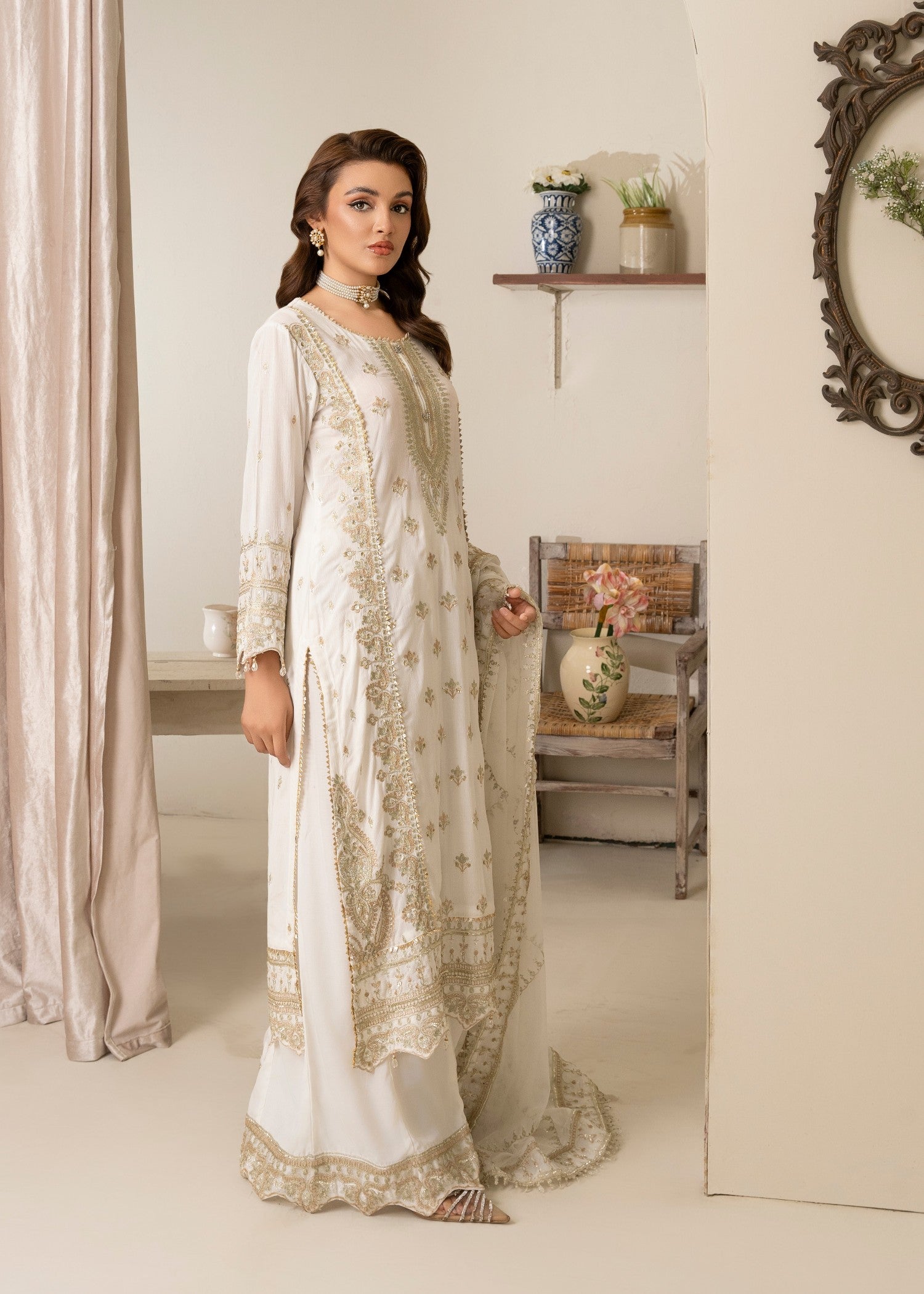 Decor Fashion PM 1388 WHITE Women 3pcs