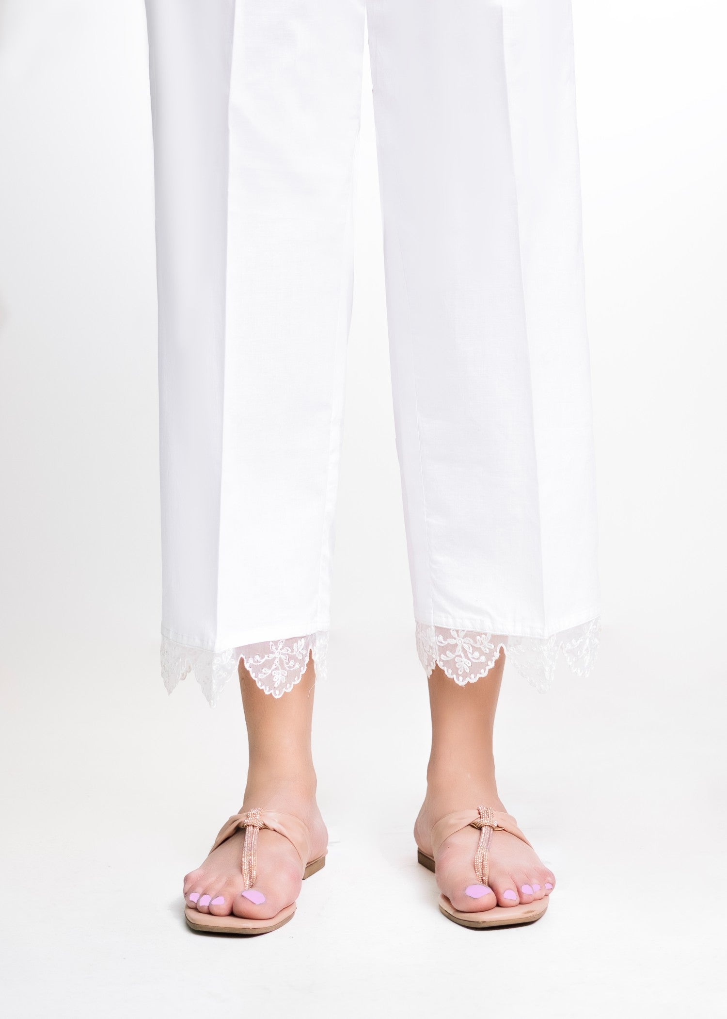 Yards Chopped Pants 1 White Women 1pcs