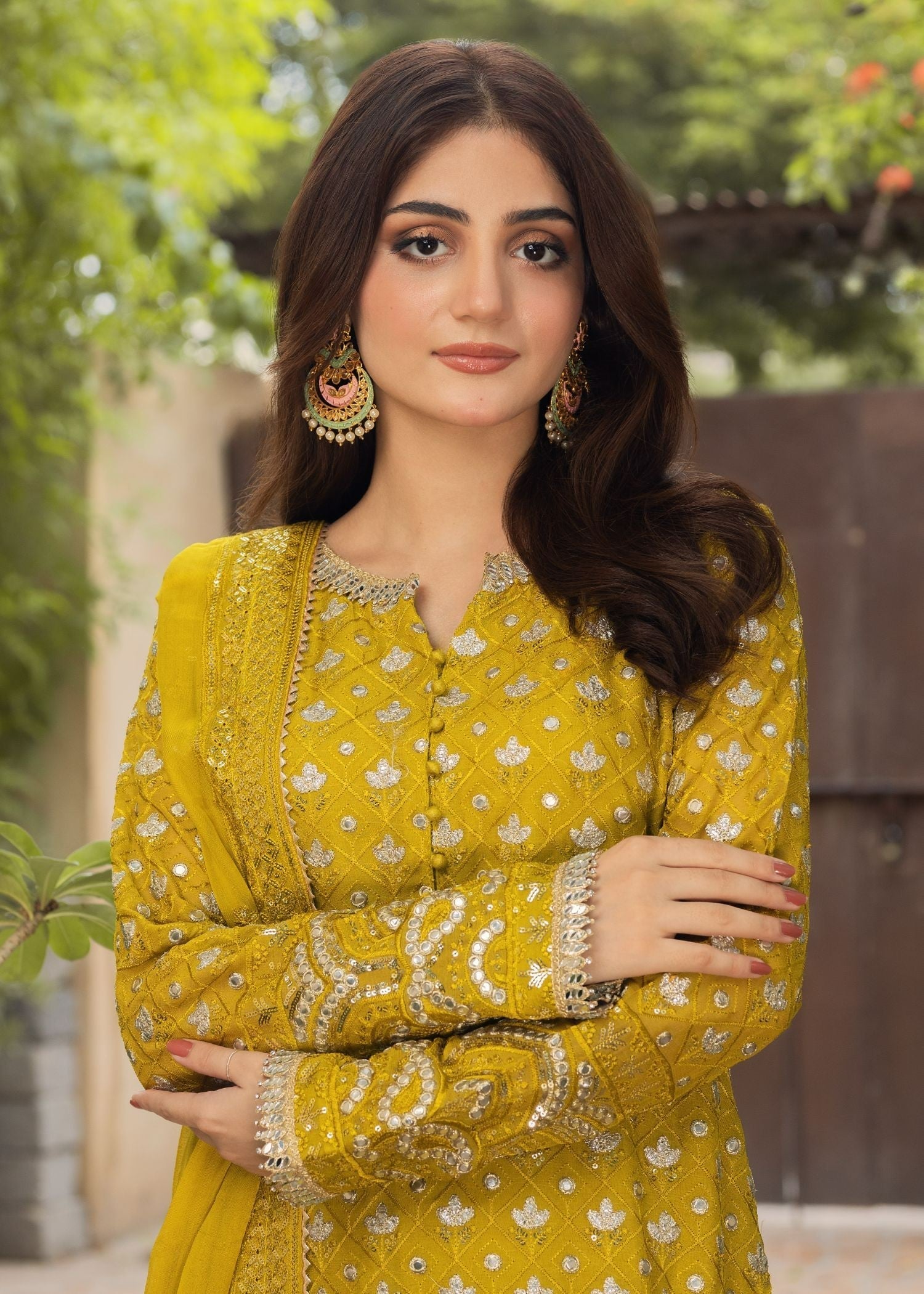 Ayesha Closet Noor Lime Charm Women 3pcs