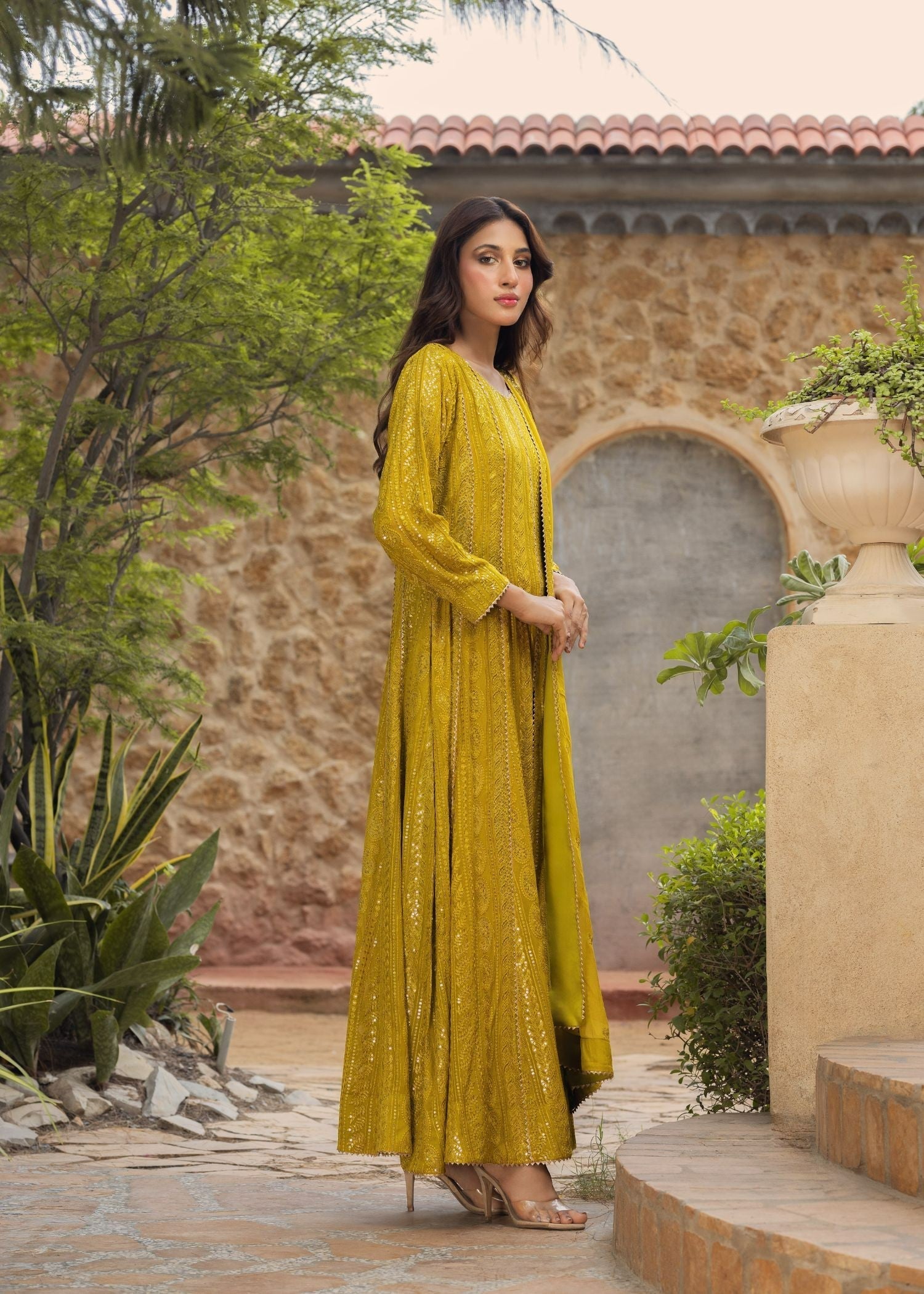 Ayesha Closet Dilkush Yellow Mist Women 3pcs