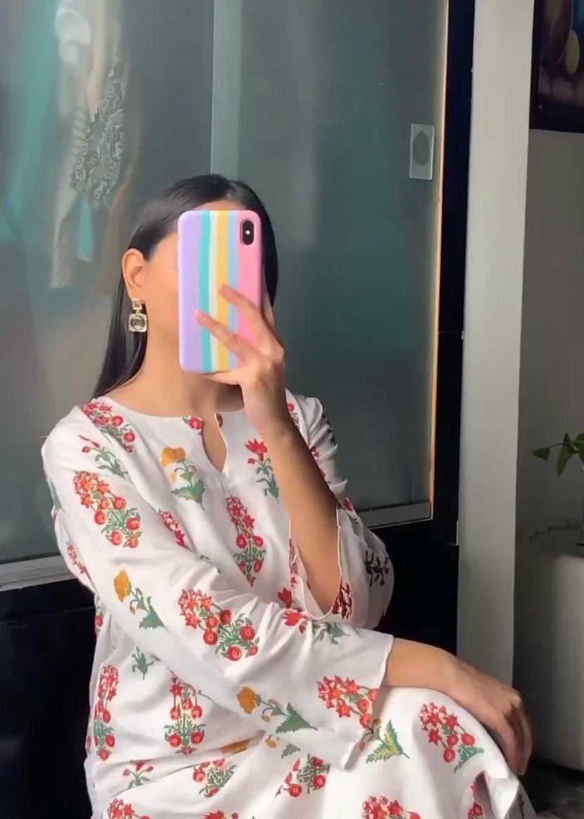 Chaudhary Arts Flower (white) Women 2pcs