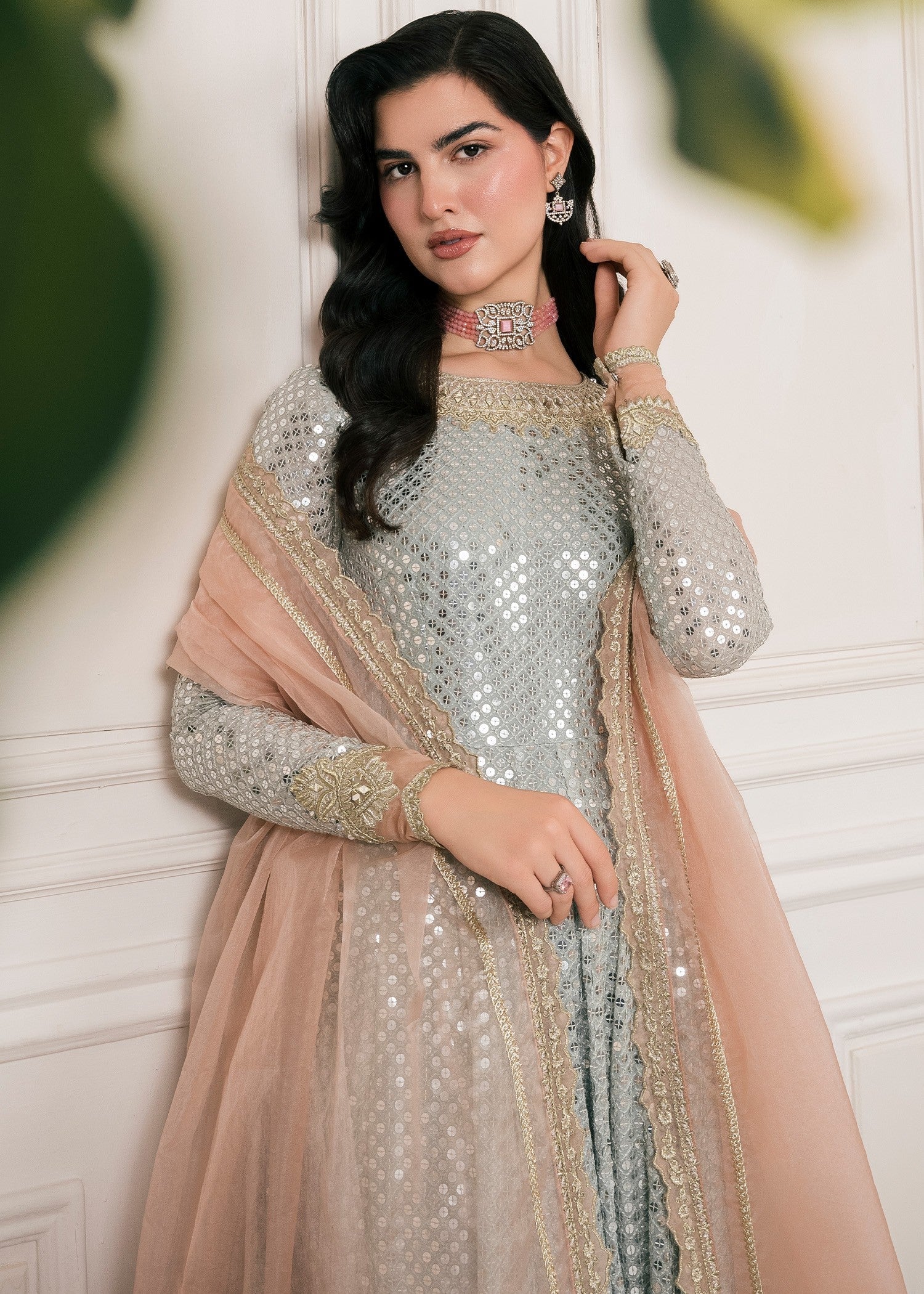 Rang-e-Haya Lamya (Ice Blue) Women 3pcs