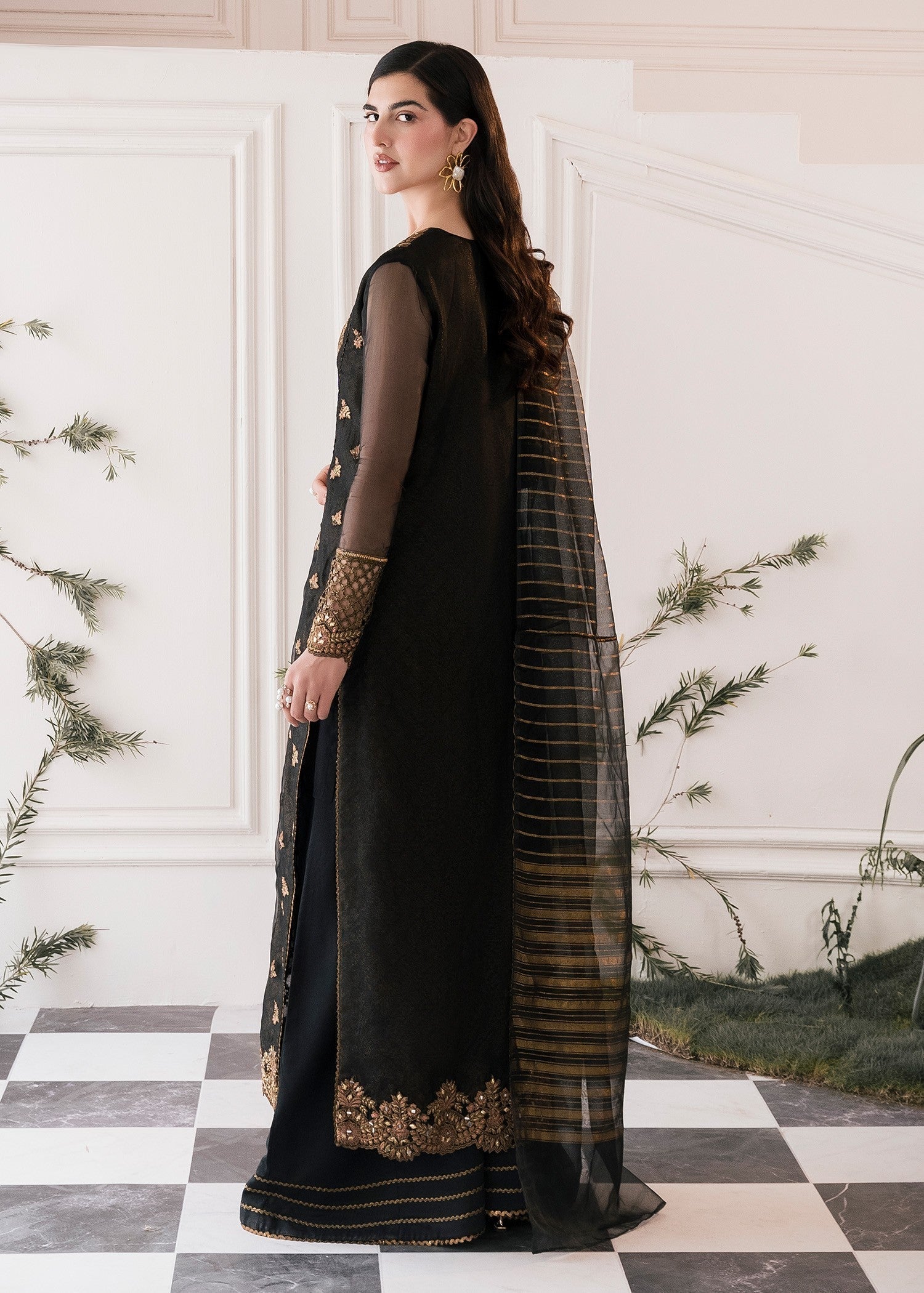 Rang-e-Haya Hana (Black) Women 4pcs