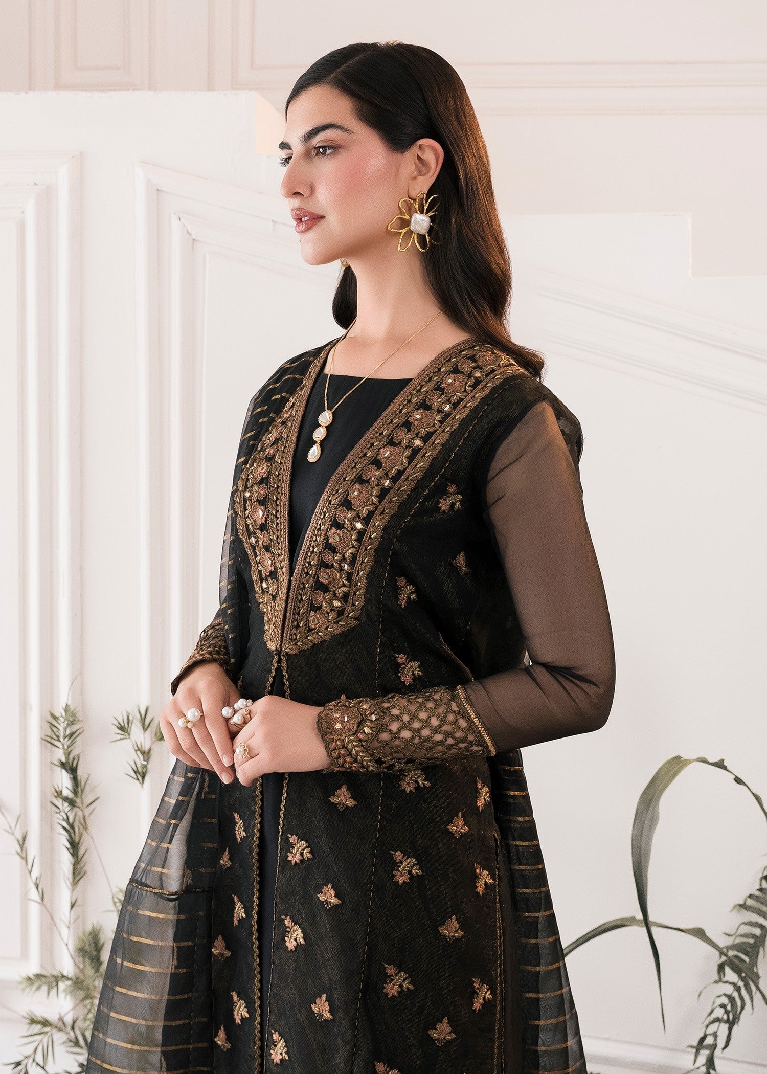 Rang-e-Haya Hana (Black) Women 4pcs