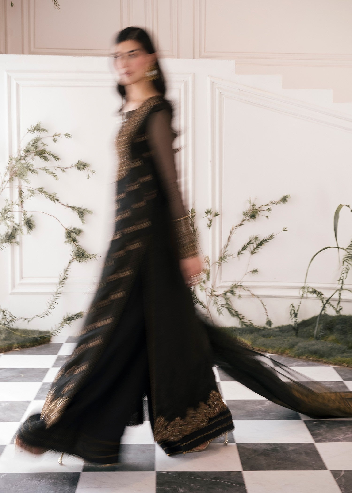 Rang-e-Haya Hana (Black) Women 4pcs