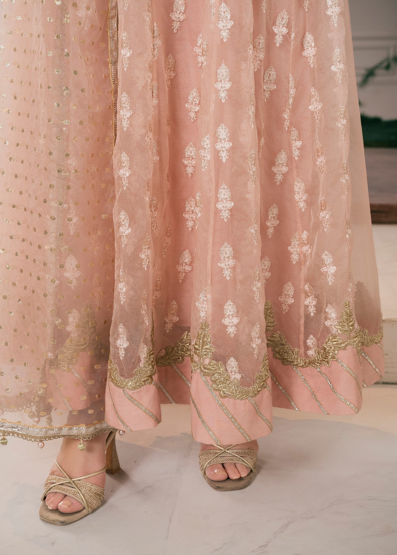 Rang-e-Haya Rahma (Peach) Women 4pcs