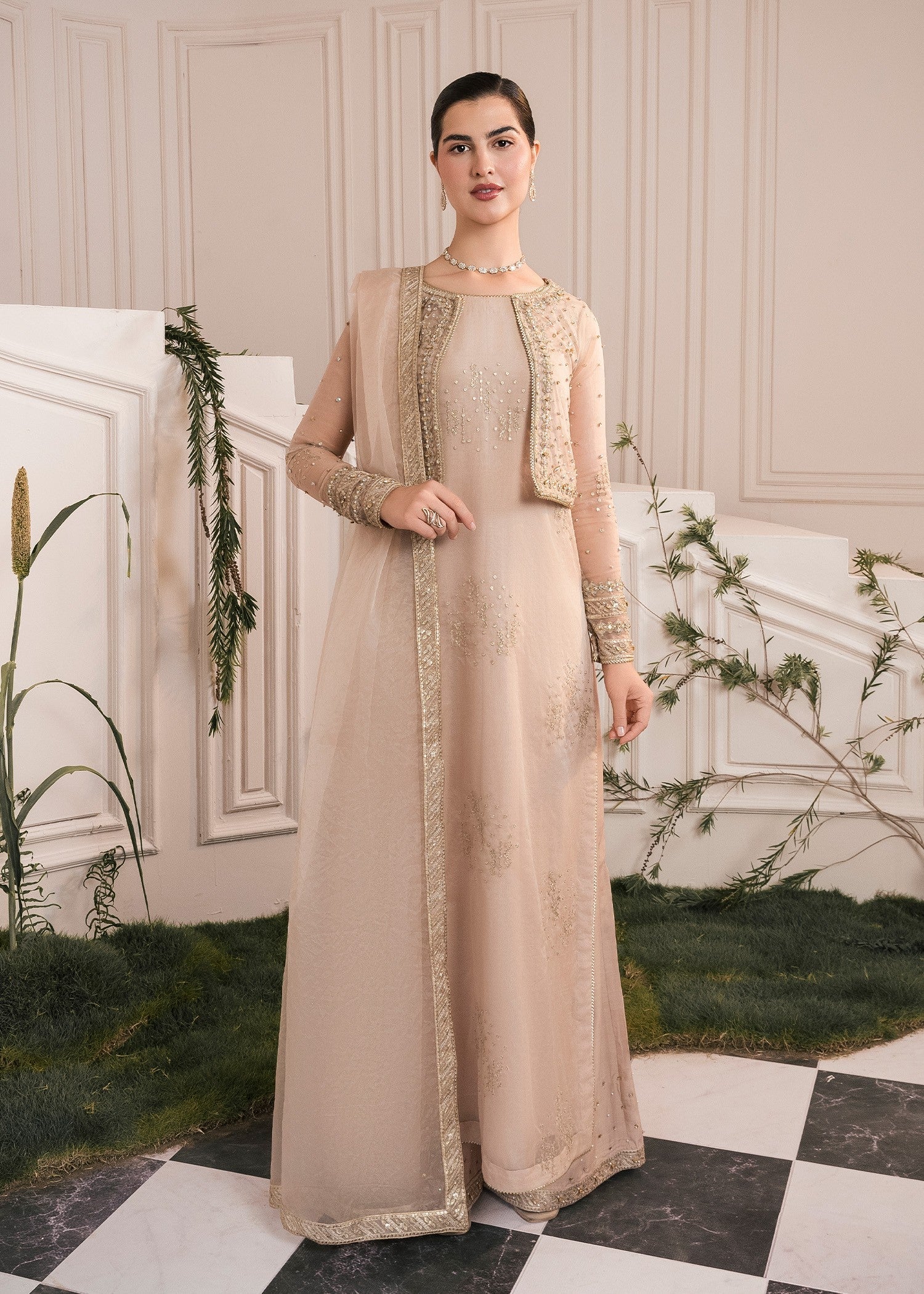 Rang-e-Haya Amel (Clay Beige) Women 4pcs