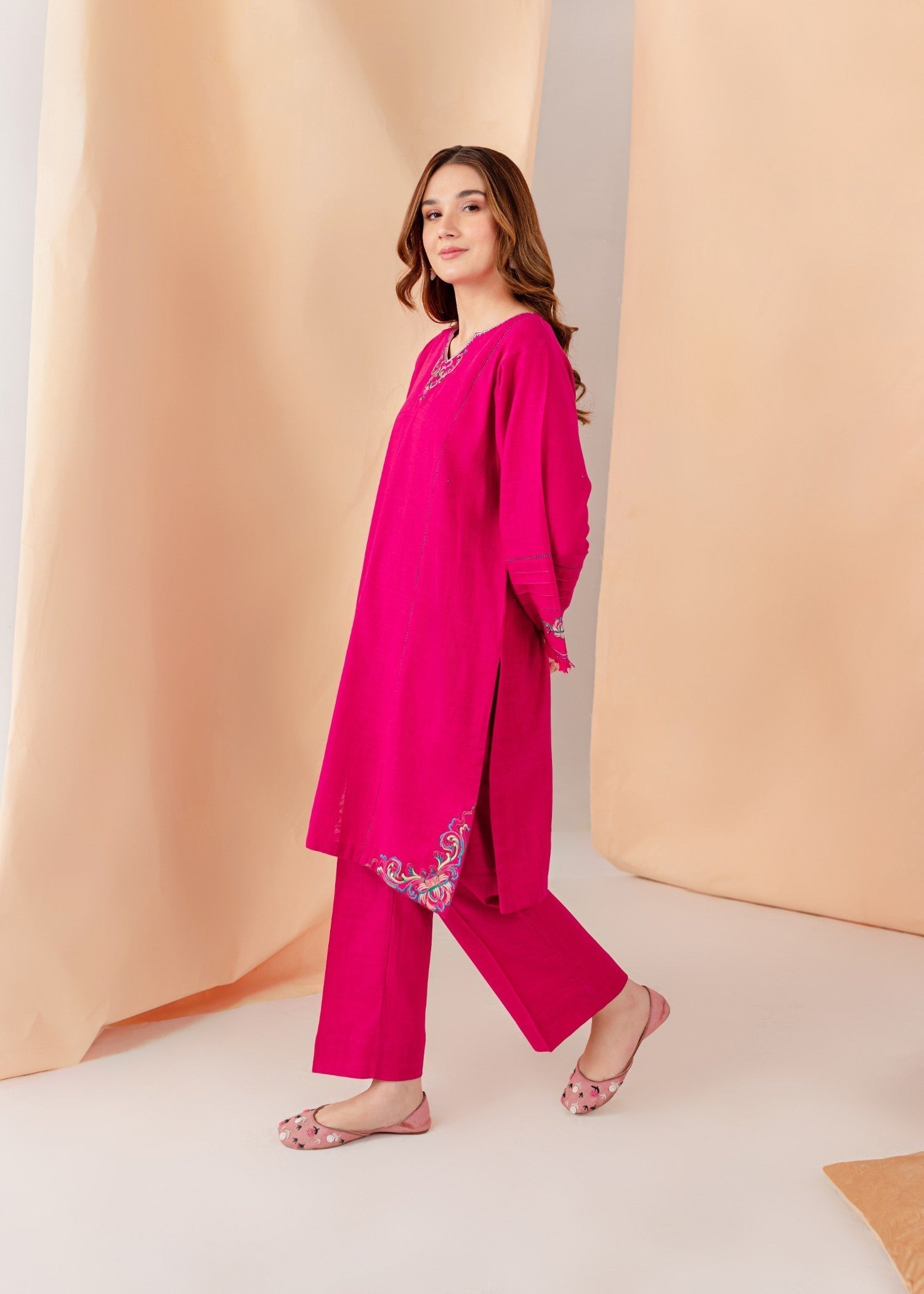 Mayal Embroidered ZC KD PK Women 2pcs