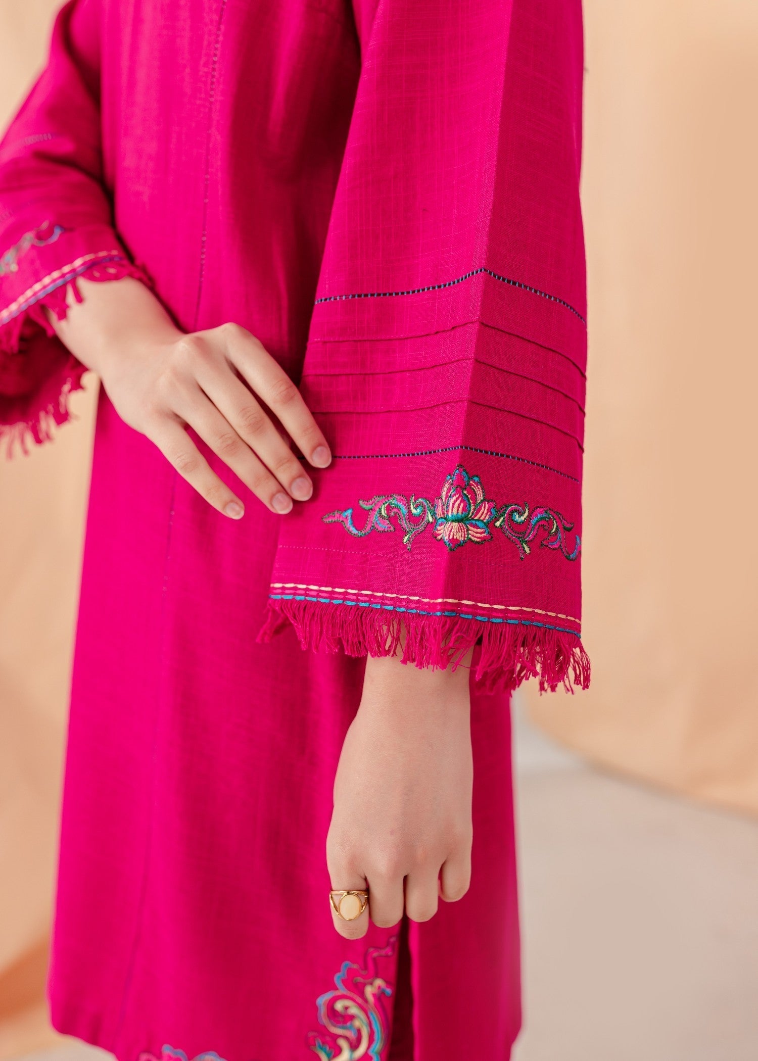 Mayal Embroidered ZC KD PK Women 2pcs