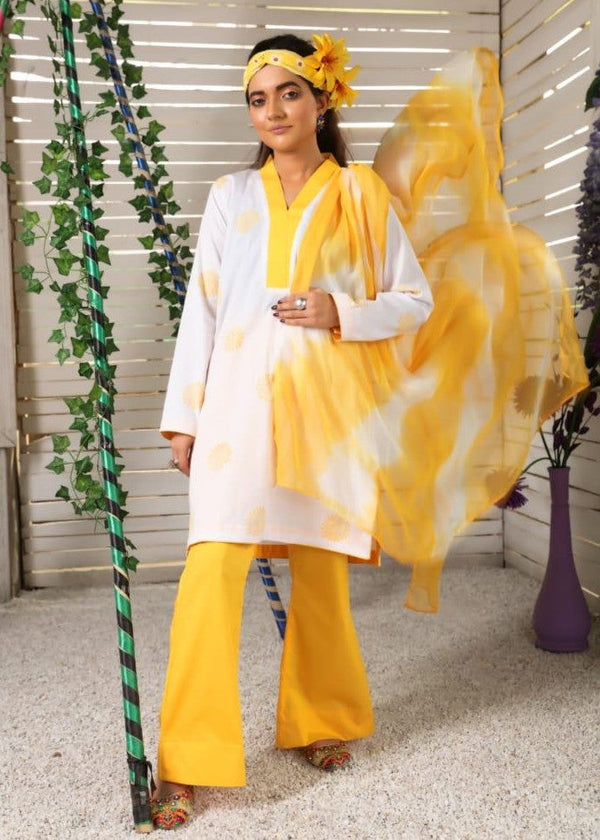 Somi By Salma Saleem Dandelion Yellow Women 2pcs