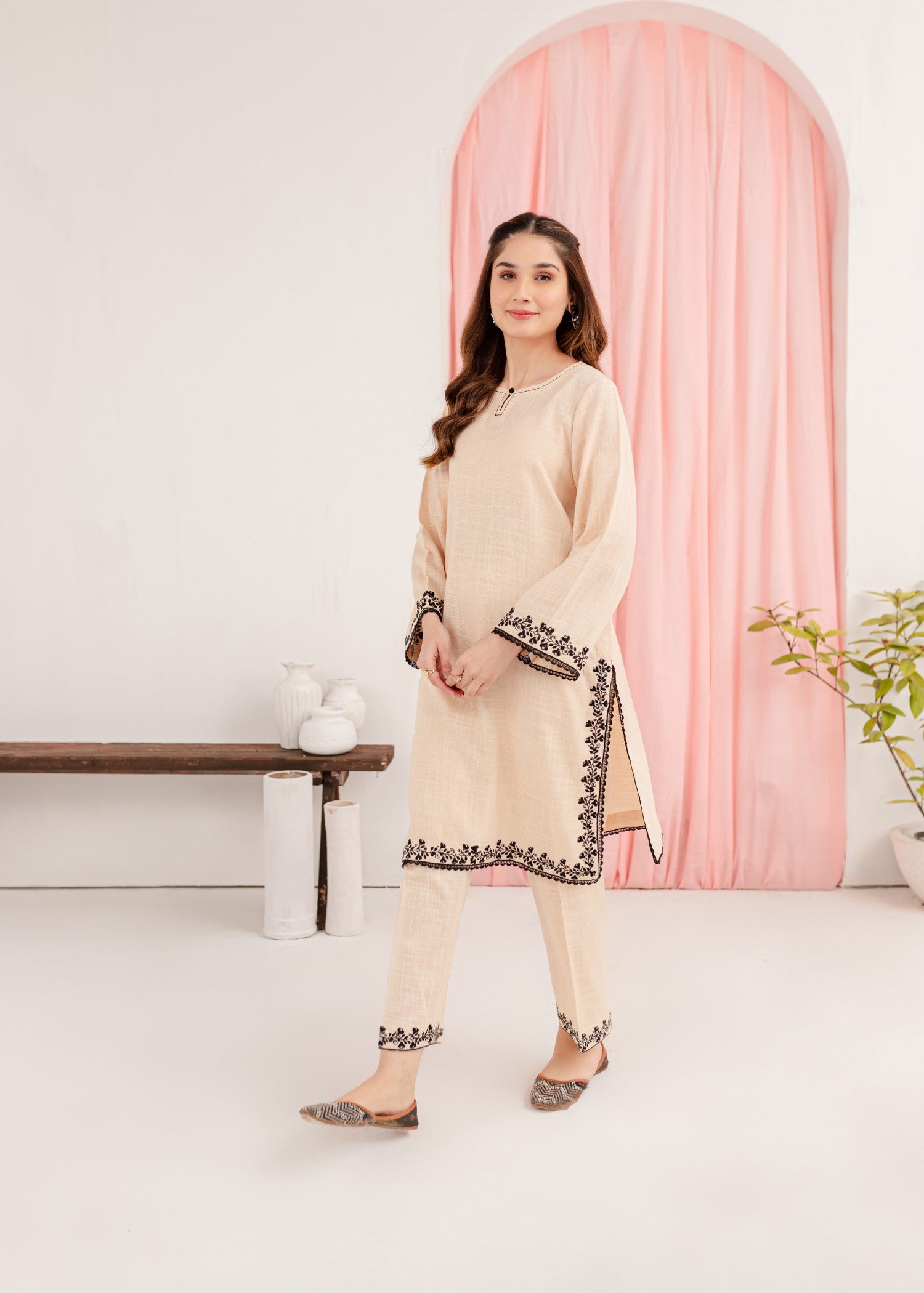 Mayal Embroidered ZC KD CR Women 2pcs