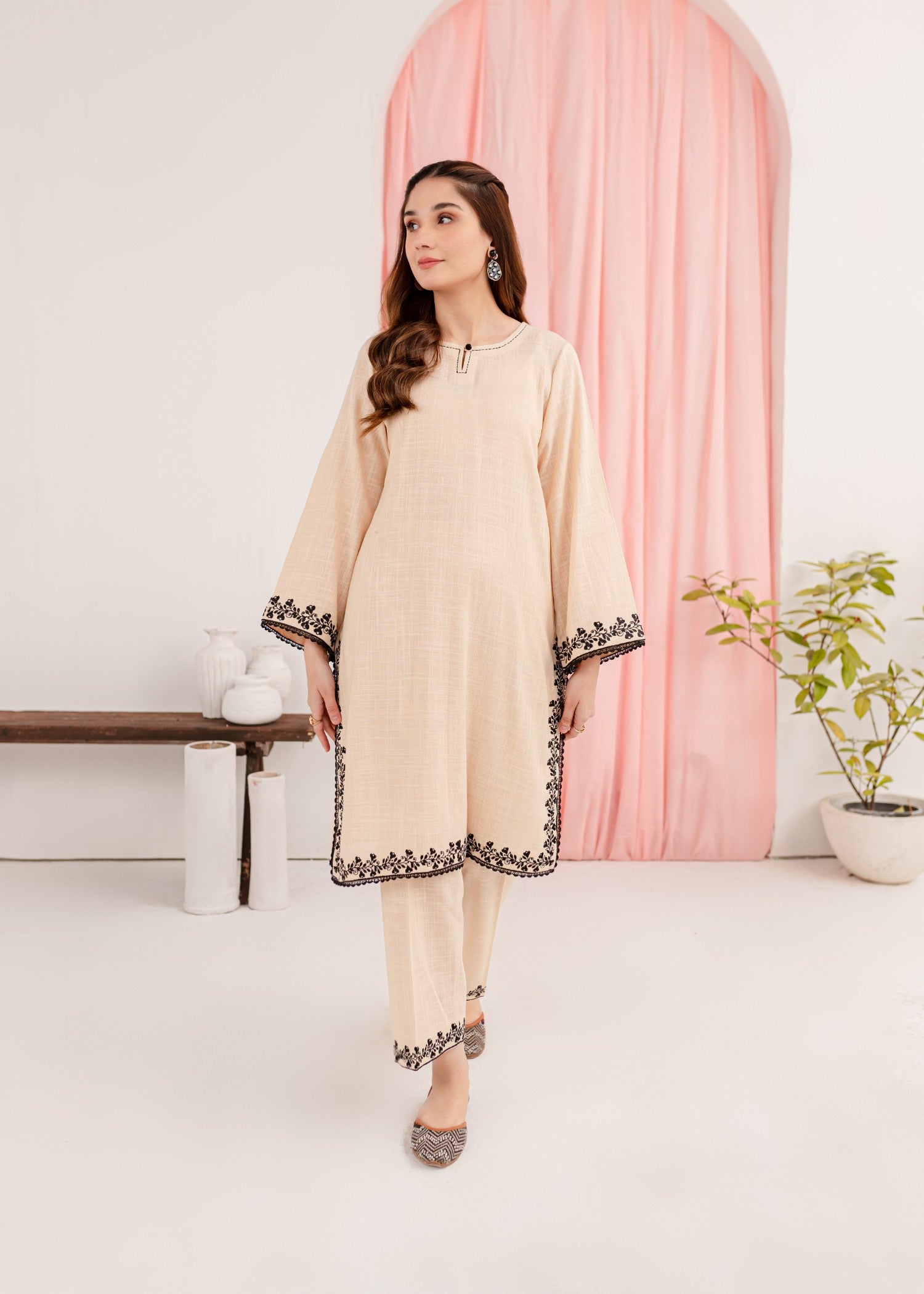Mayal Embroidered ZC KD CR Women 2pcs