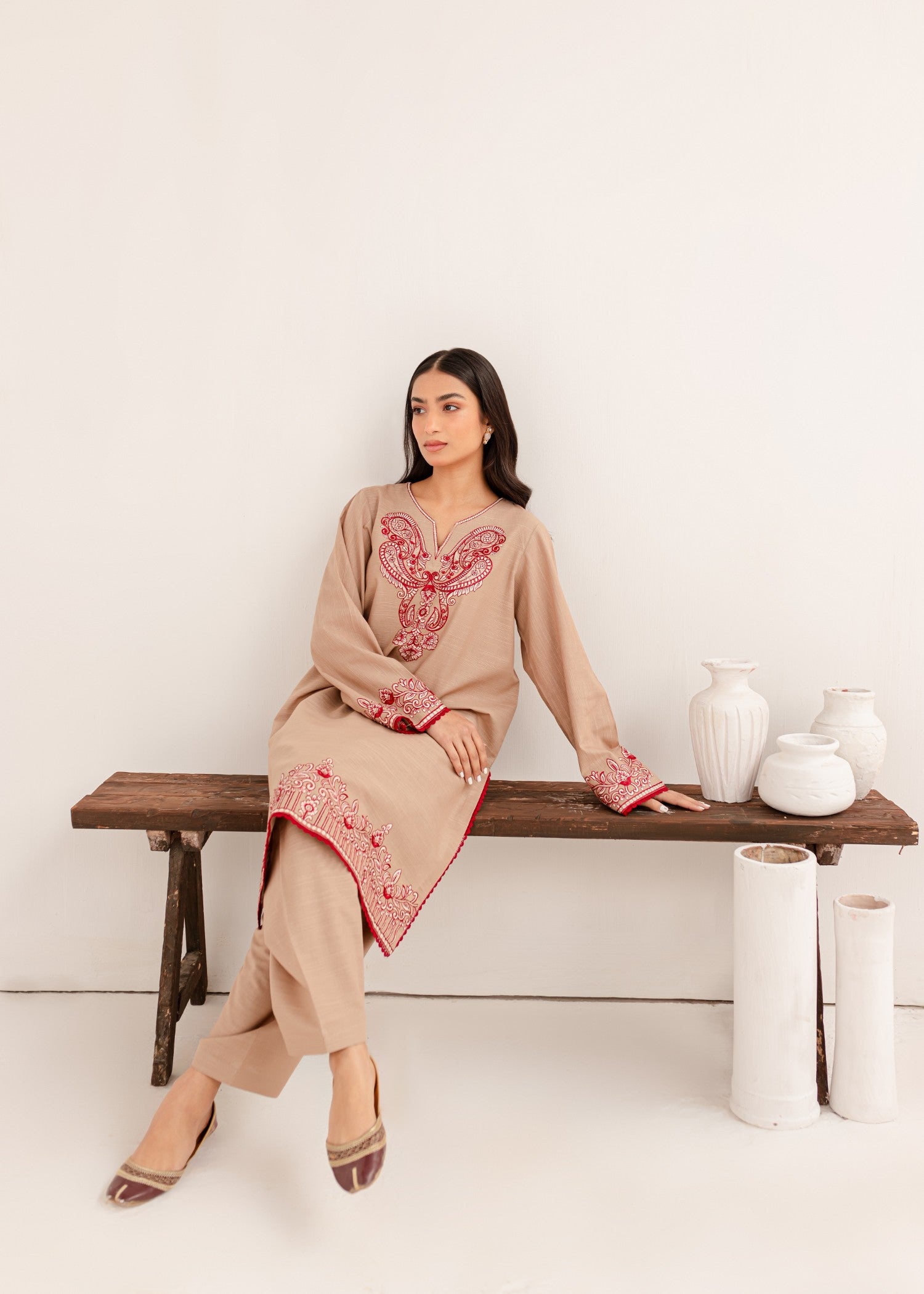 Mayal Embroidered ZC KD BG Women 2pcs