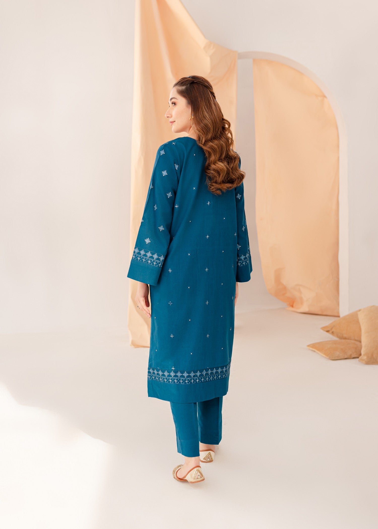 Mayal Embroidered ZC KD BL Women 2pcs