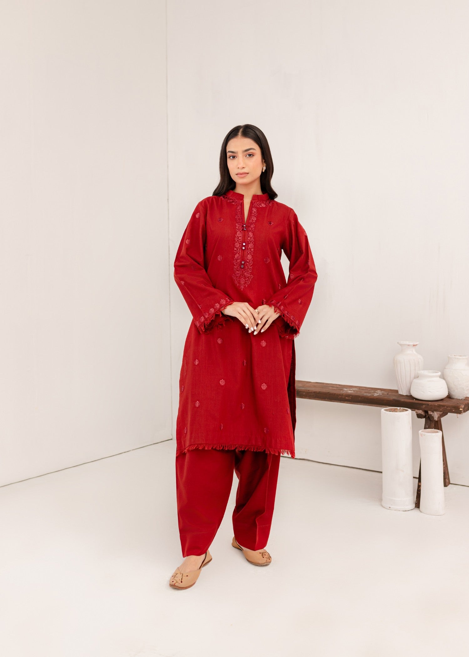 Mayal Embroidered ZC KD MR Women 2pcs