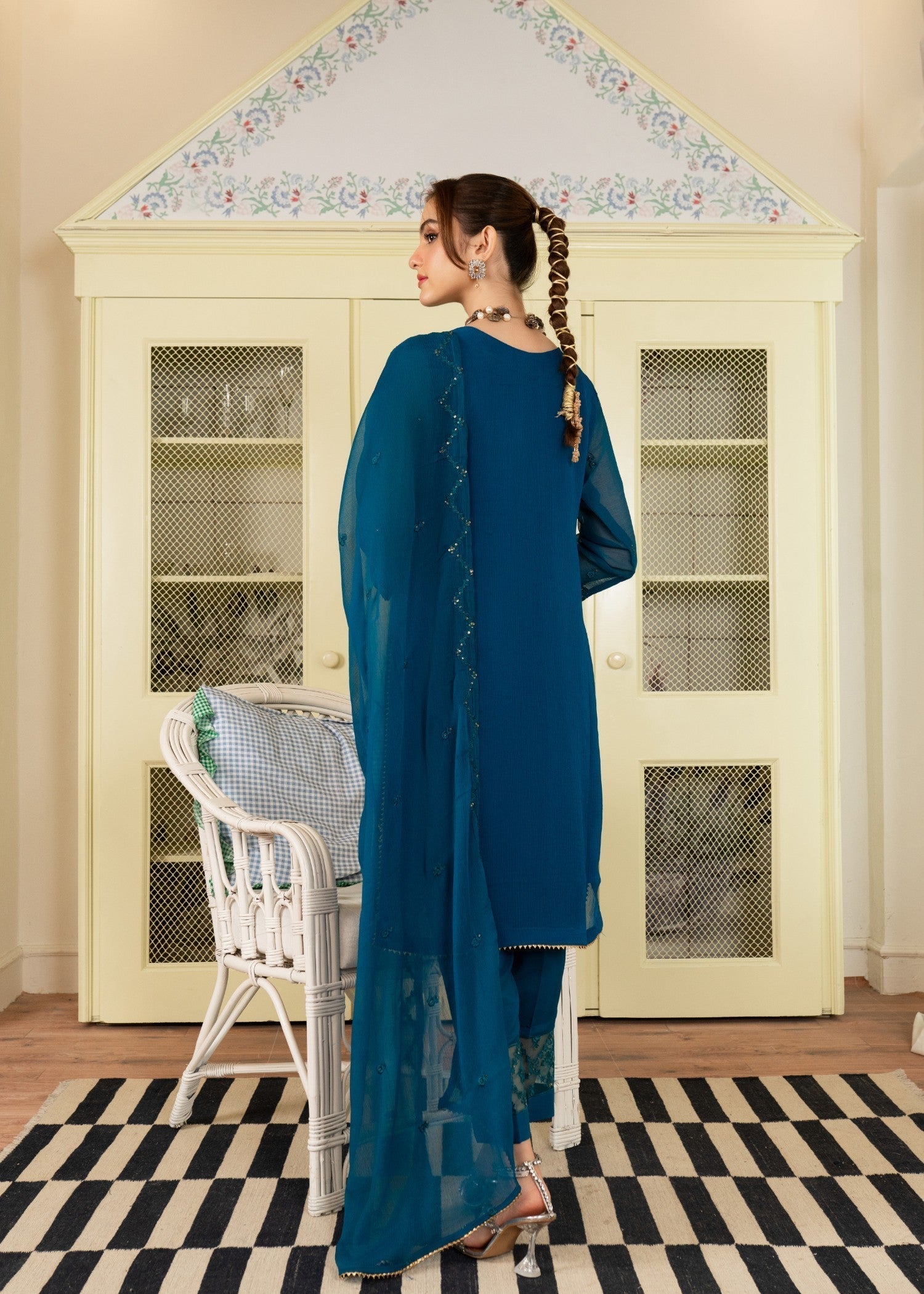 Al-Harir Apparel Anmol Peacock Women 3pcs