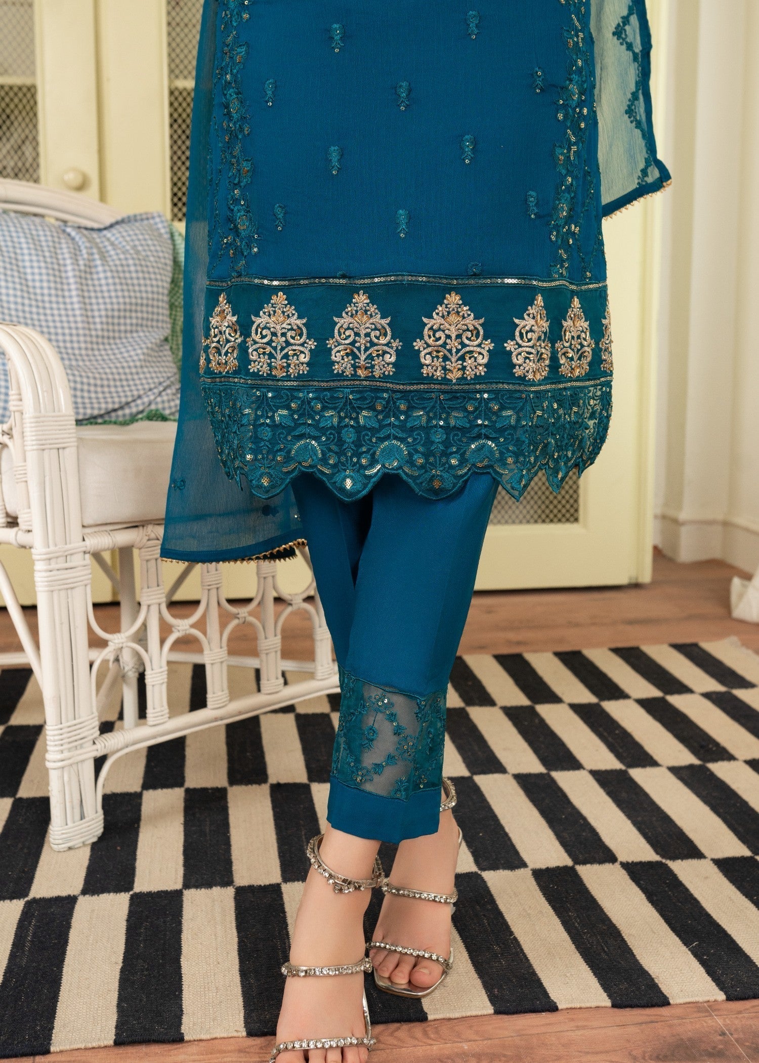 Al-Harir Apparel Anmol Peacock Women 3pcs