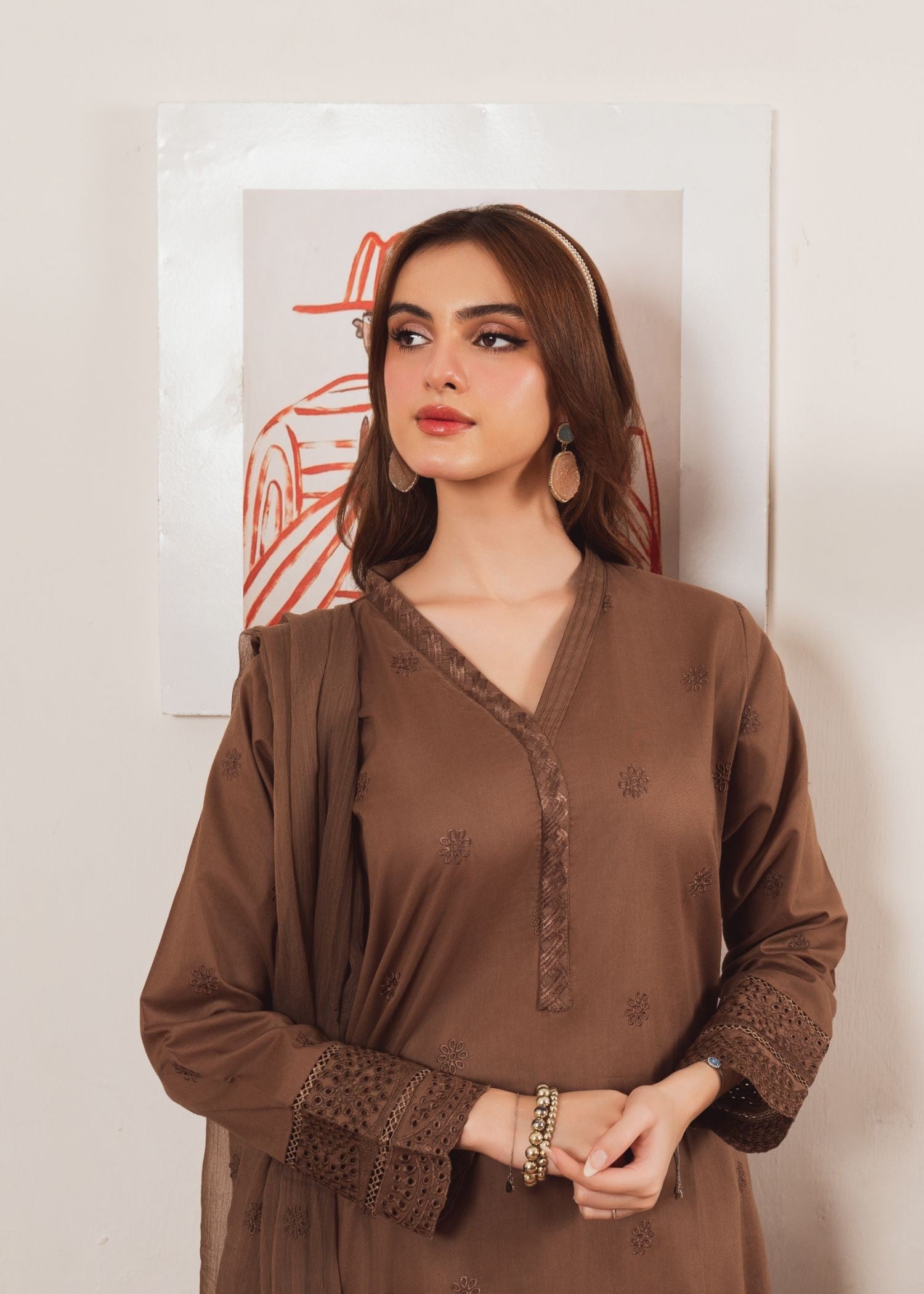 Al-Harir Apparel Geet Chiku Women 3pcs