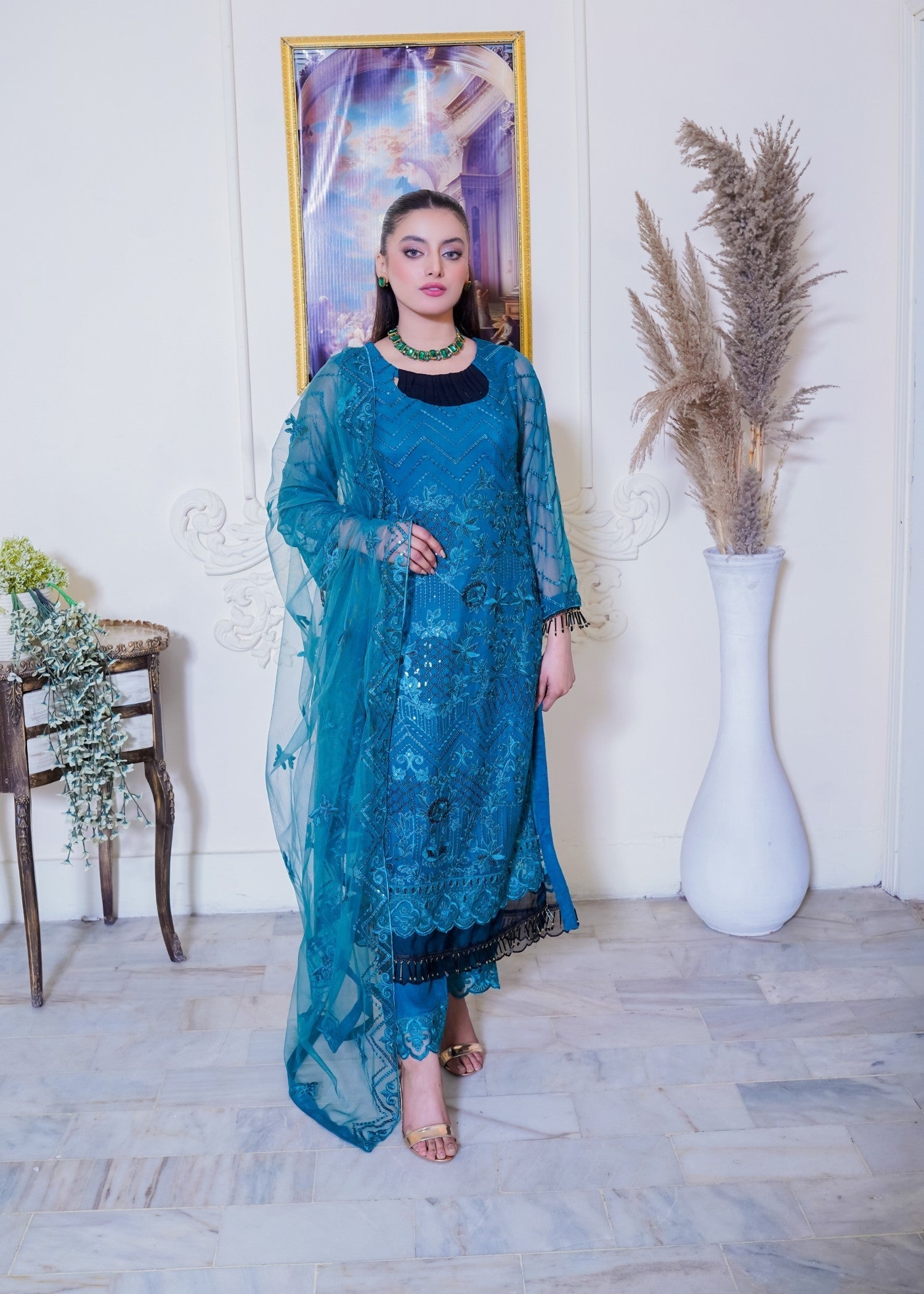 Maherposh HM 1017 I Shafaq Women 3pcs