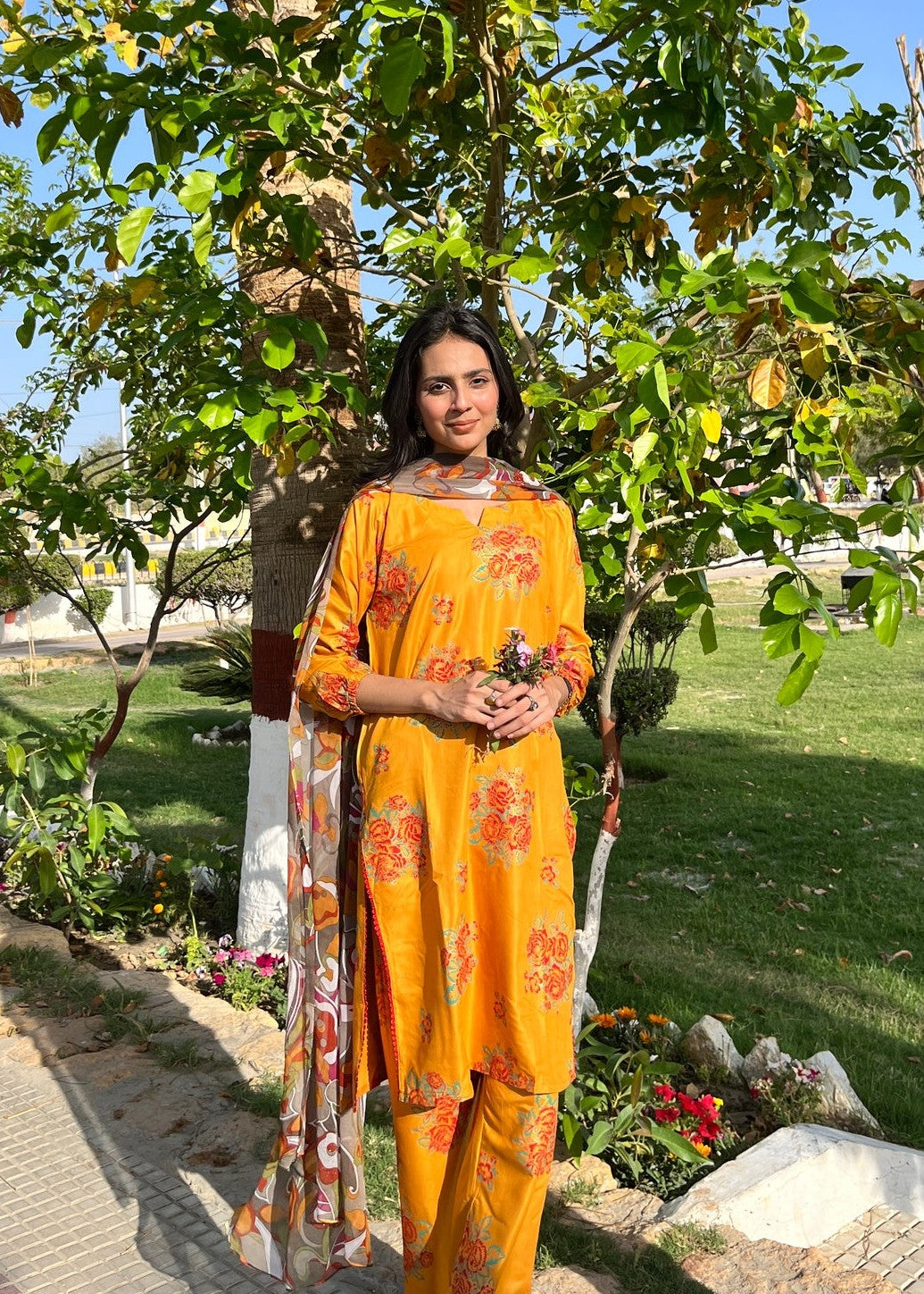 Chaudhary Arts Ayzel Mustard Women 2pcs