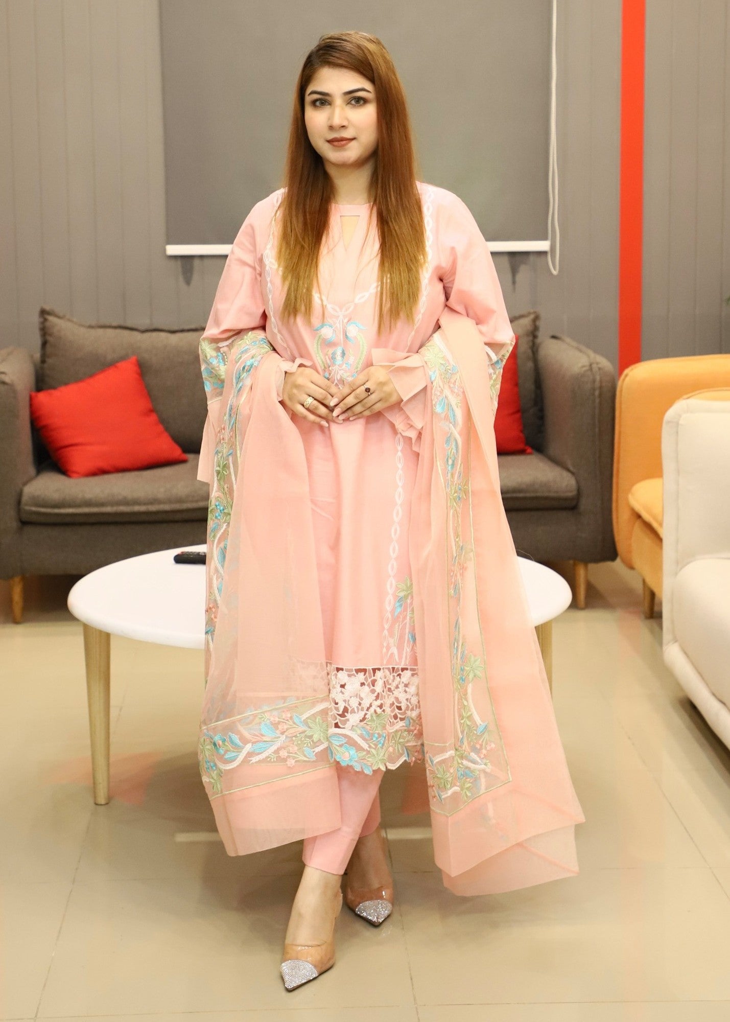 Zarsah Pink Cotton Women 3pcs