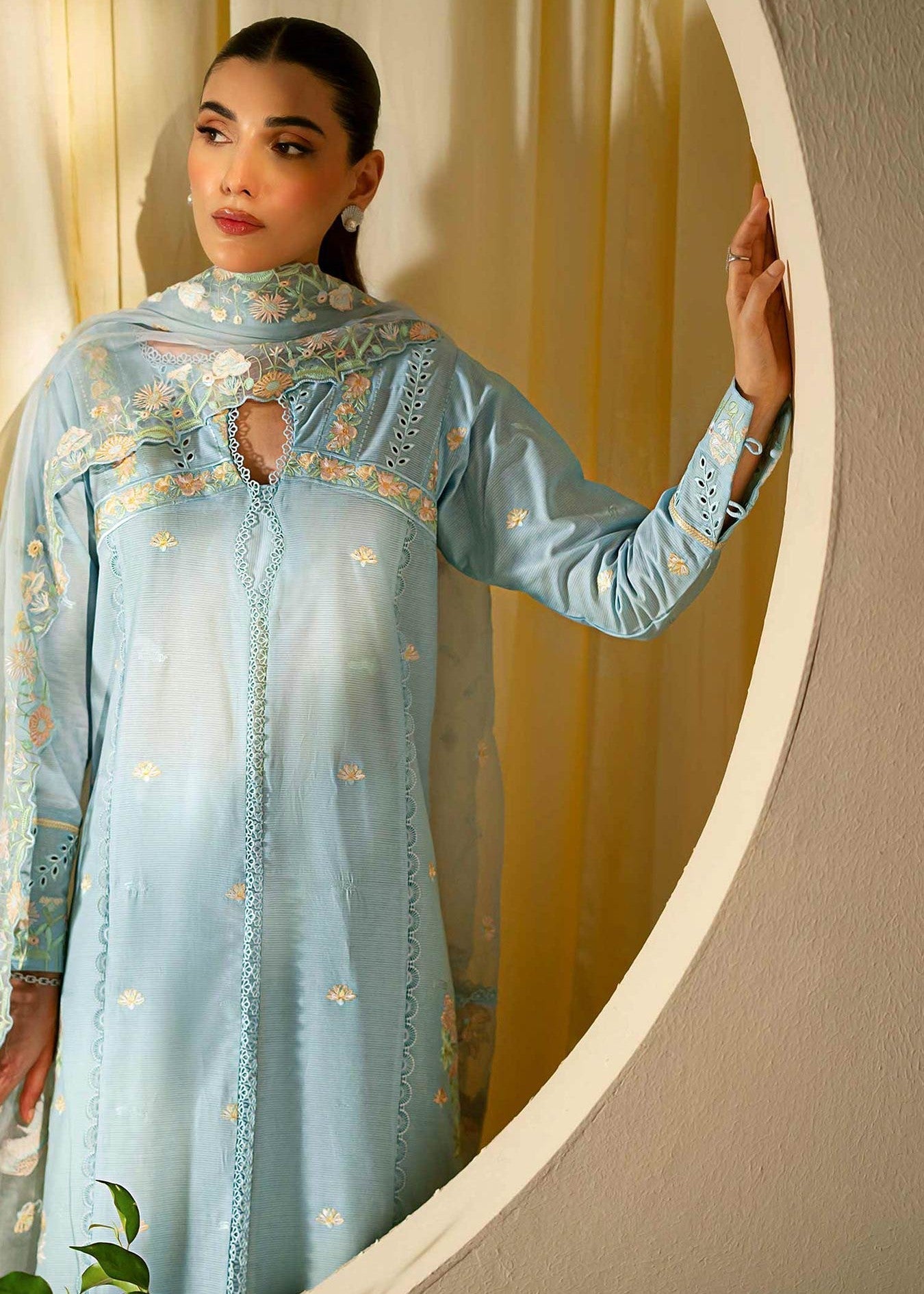 Musaif Esme Stitched Kurta Set () Women 3pcs