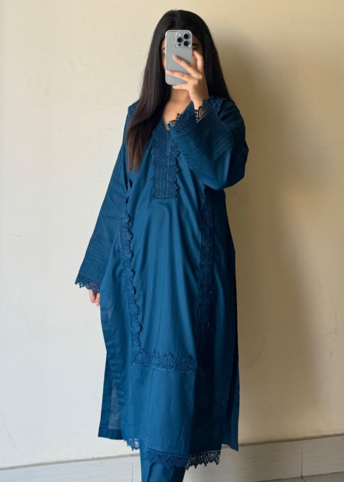 Ayesha B aqua lase work new Women 3pcs