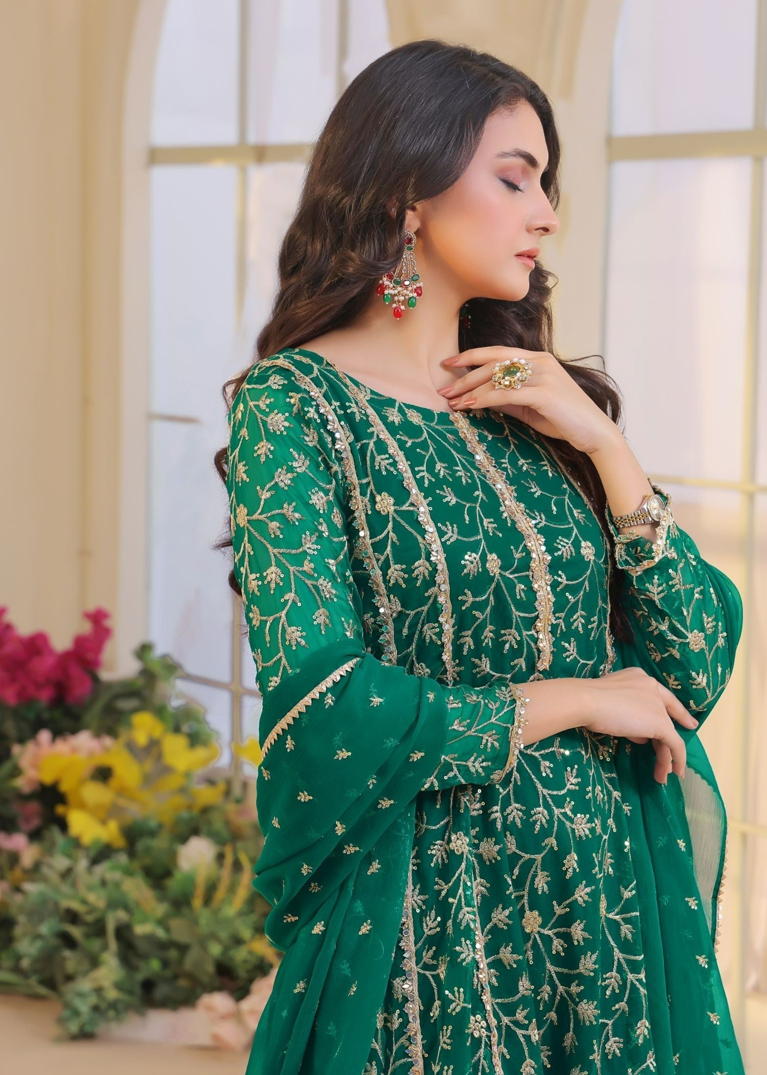 Ayesha Closet Sara Green Women 3pcs