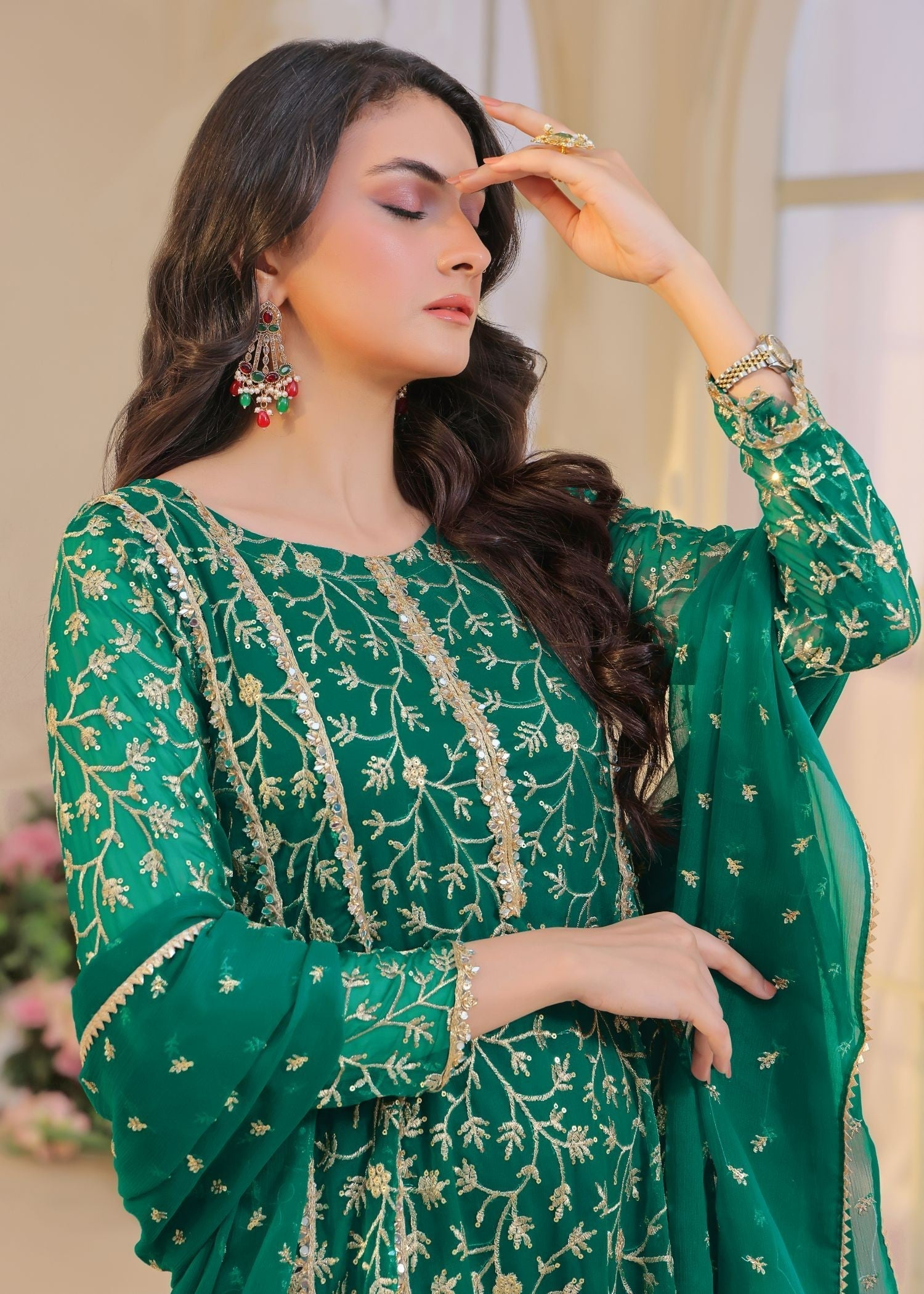Ayesha Closet Sara Green Women 3pcs